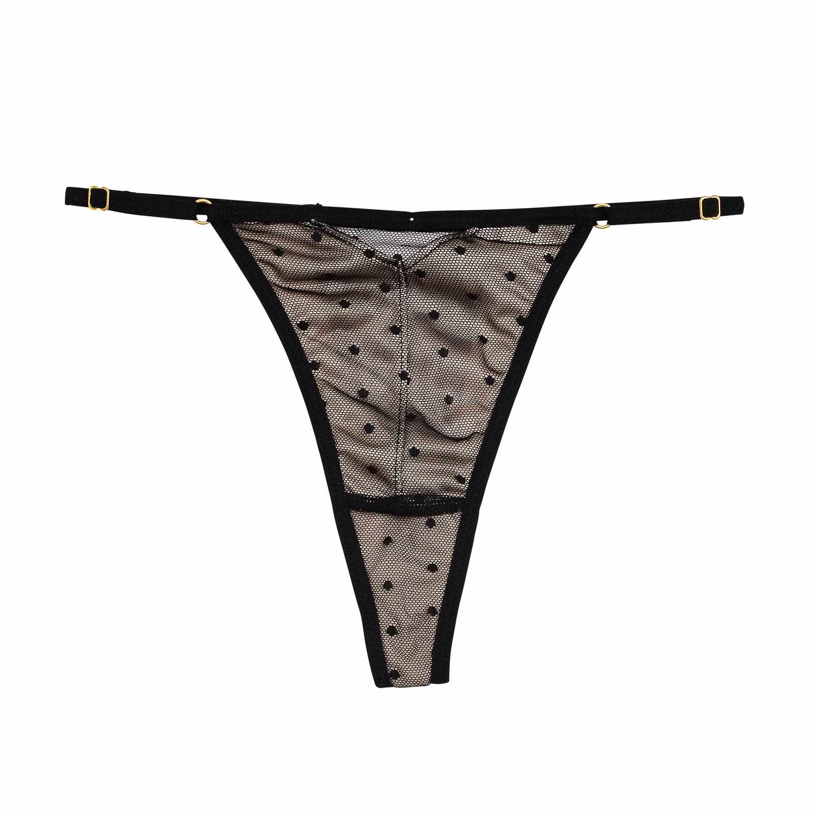 【Re;by Reinest】ZERO BRA series Dot Sheer Lace T-back / ドットシアーレース単品Tバックショーツ