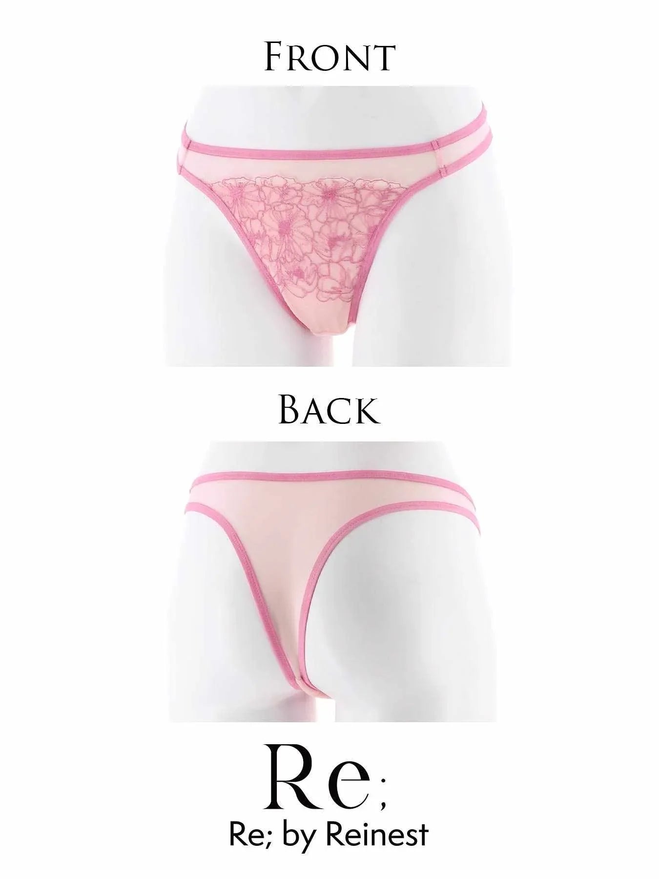 【Re;by Reinest】ボタニカルリュクスフラワーTバックショーツ - 【公式】247Lingerie