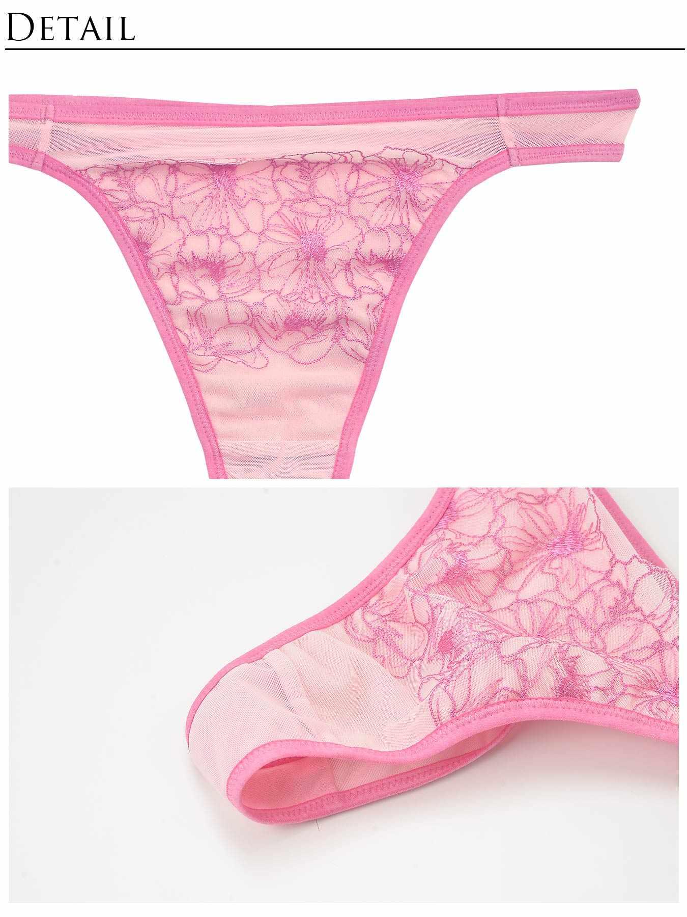 【Re;by Reinest】ボタニカルリュクスフラワーTバックショーツ - 【公式】247Lingerie