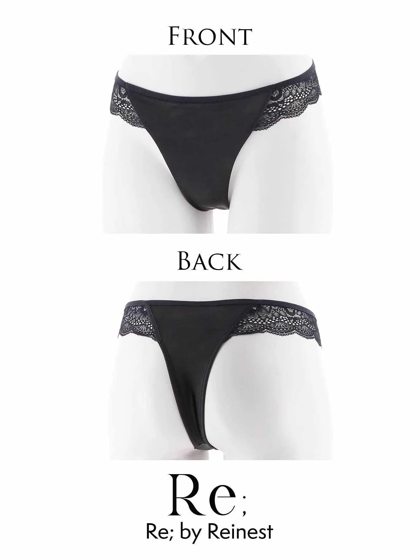 【Re;by Reinest】ロイヤルシアーバック透けTバックショーツ - 【公式】247Lingerie