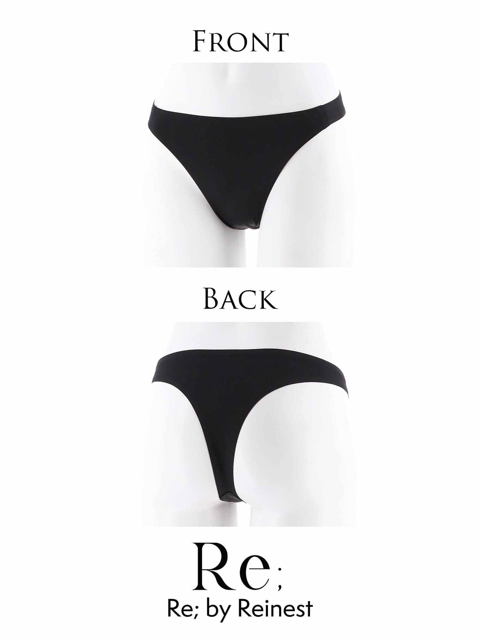 【Re;by Reinest】DIVA BRA series Seamless T-back/シームレス単品Tバックショーツ