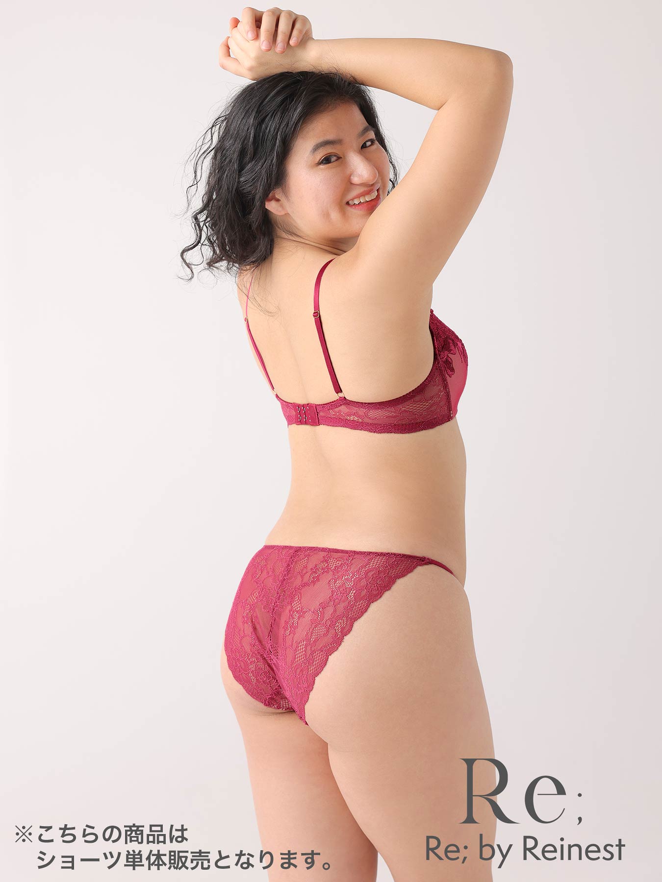 【Re;by Reinest】DIVA BRA series Glorious Flower Shorts/グロリアスフラワー単品フルバックショーツ