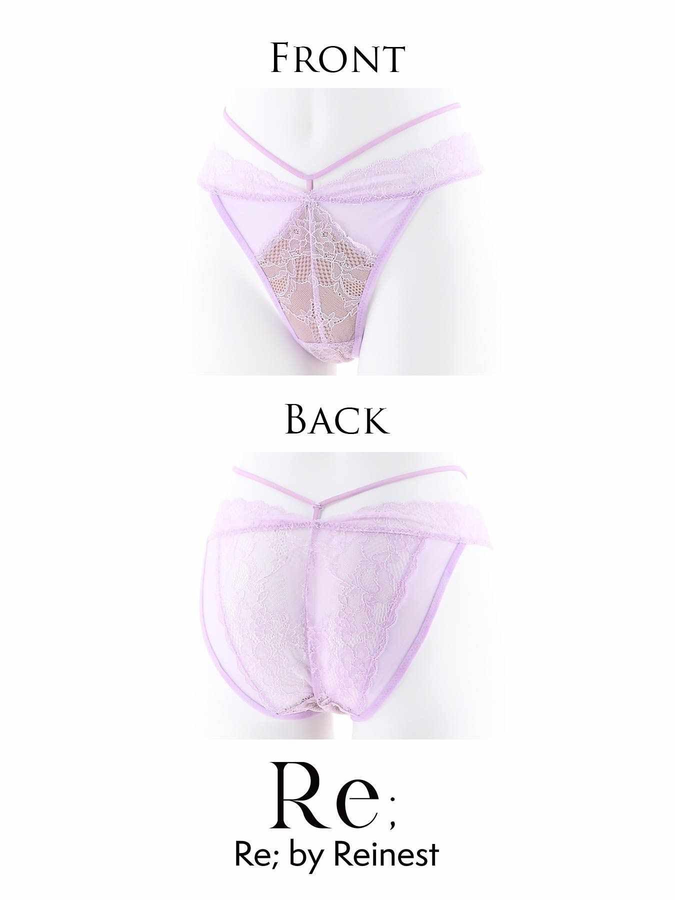 【Re;by Reinest】 DIVA BRA series Code Lacy Shorts/コードレーシィ単品フルバックショーツ - 【公式】247Lingerie