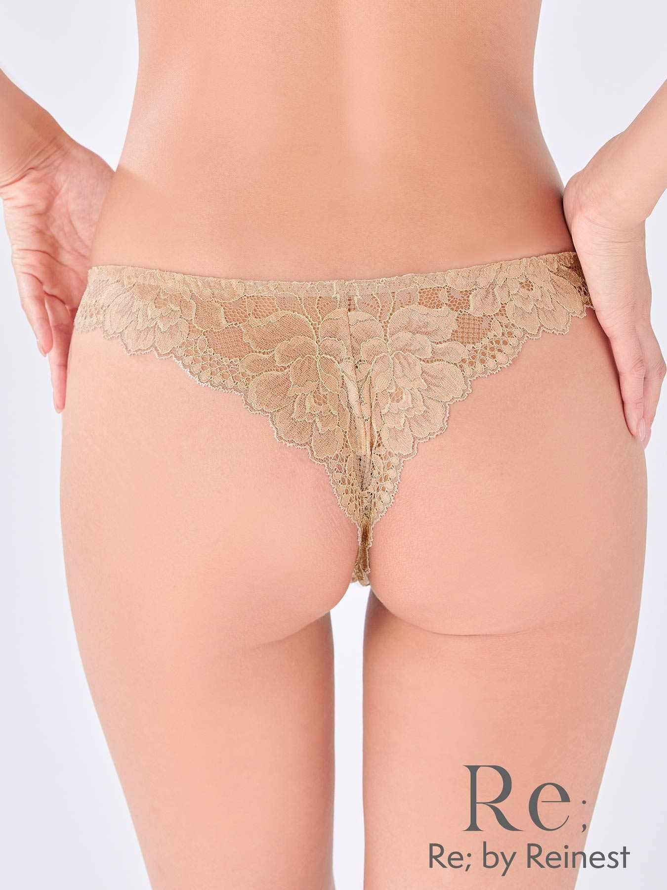 【Re;by Reinest】DIVA BRA series Luxury Lacy T-back / ラグジュアリーレーシィ単品Tバックショーツ - 【公式】247Lingerie