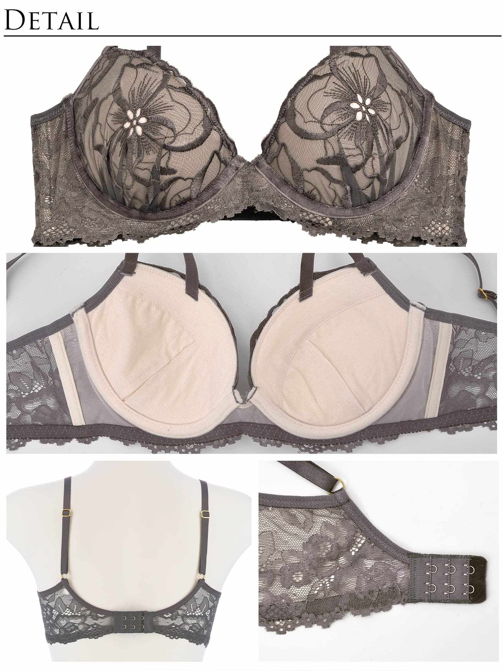【Re;by Reinest】【A-Fサイズ】Luxe Lacy BRA / リュクスレーシィ単品ブラジャー