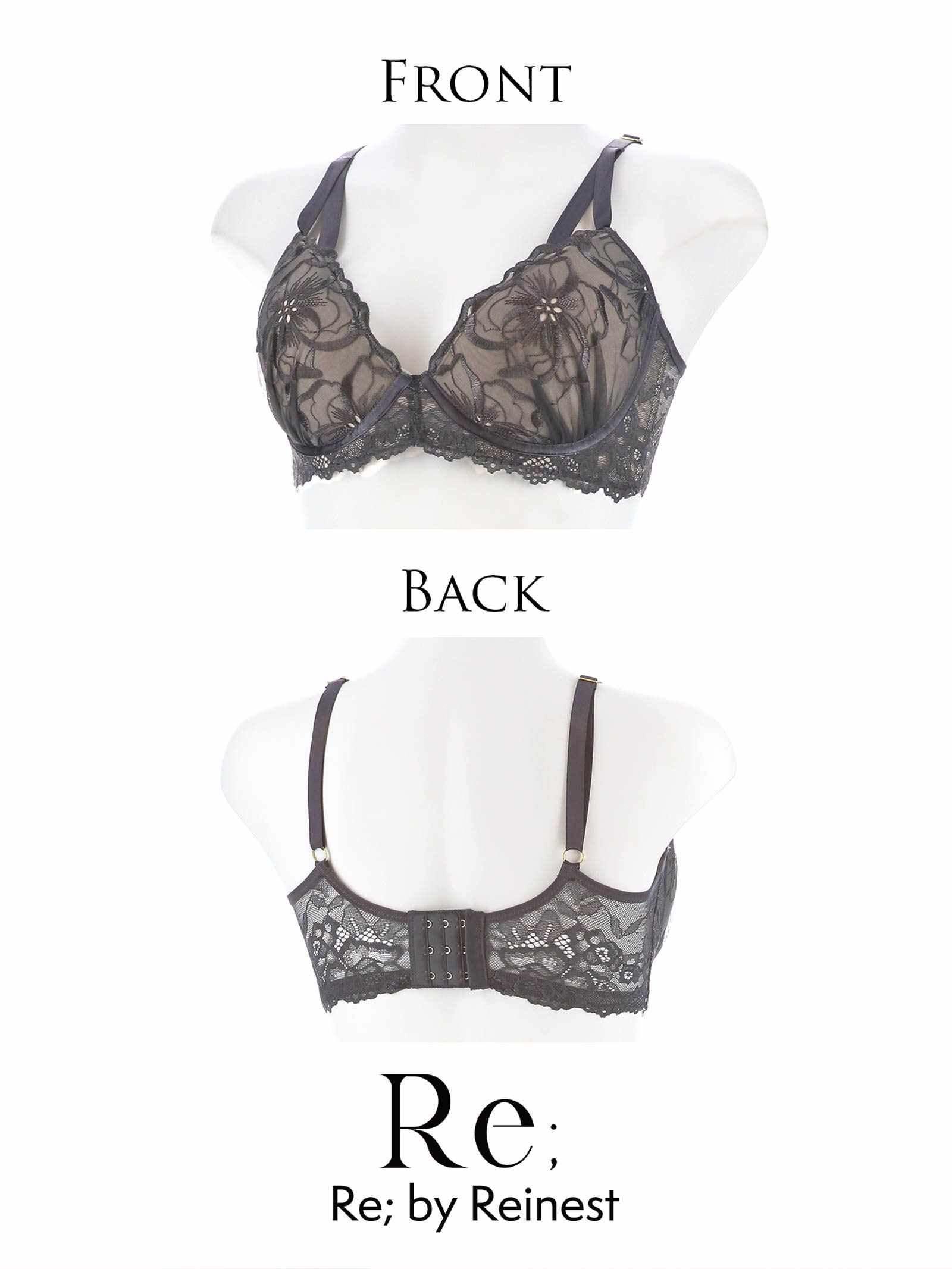 【Re;by Reinest】【GHサイズ】Luxe Lacy BRA / リュクスレーシィ単品ブラジャー