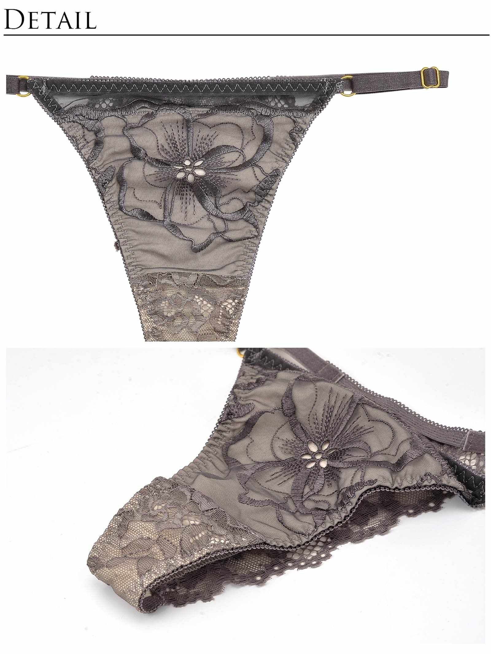 【Re;by Reinest】Luxe Lacy T-back / リュクスレーシィ単品Tバックショーツ