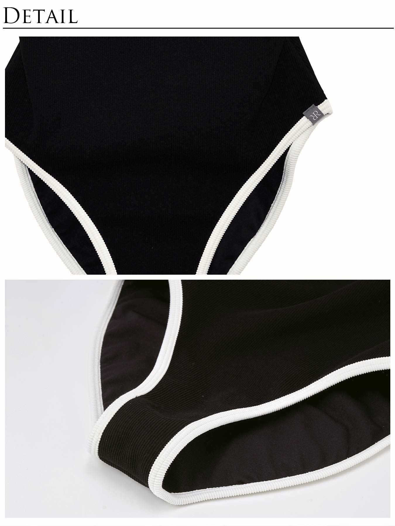 【Re;by Reinest】Bi color rib swim wear/バイカラーリブスイムウェア - 【公式】247Lingerie