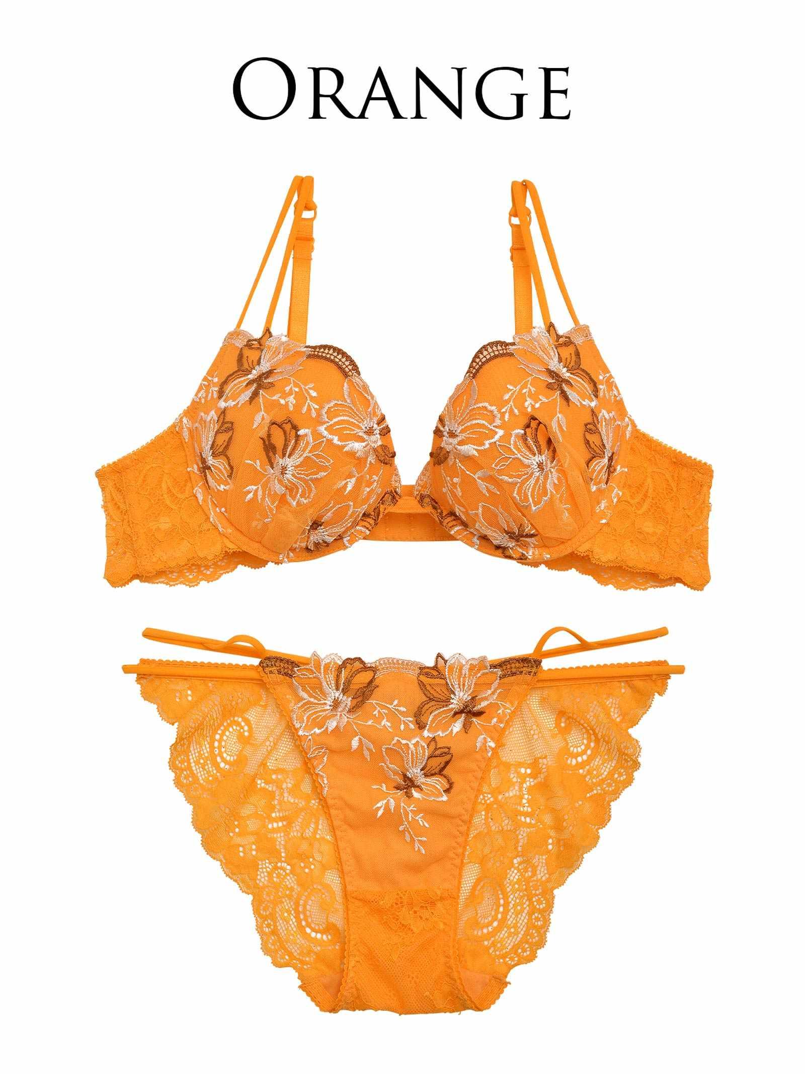 【永尾まりや着用】【Reinest】オアシスフラワーストリングブラジャー&バック透けフルバックショーツ - 【公式】247Lingerie