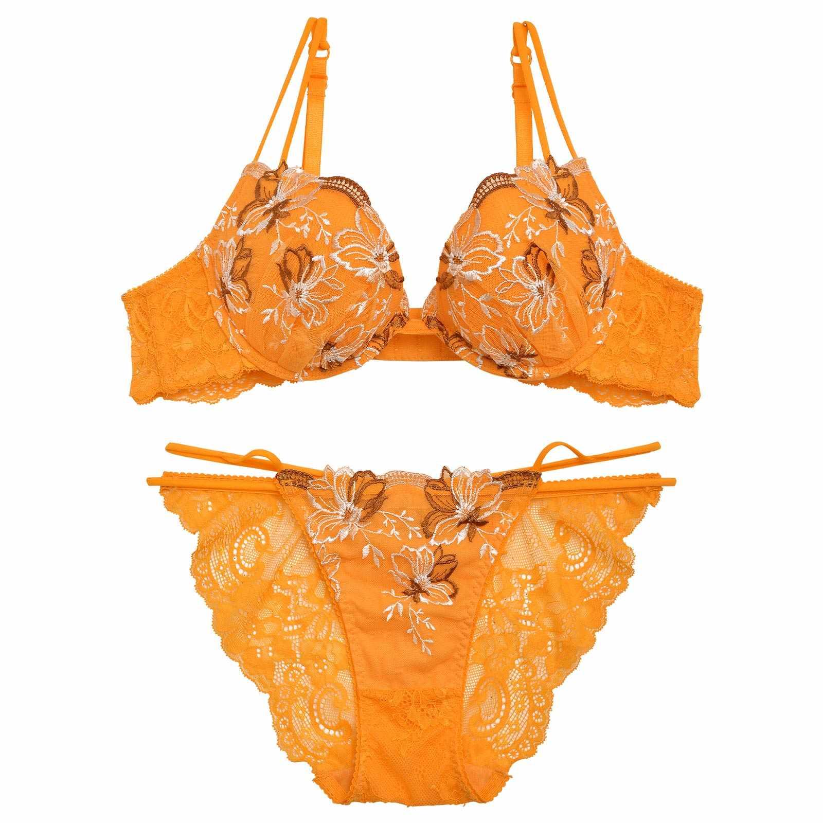 【永尾まりや着用】【Reinest】オアシスフラワーストリングブラジャー&バック透けフルバックショーツ - 【公式】247Lingerie