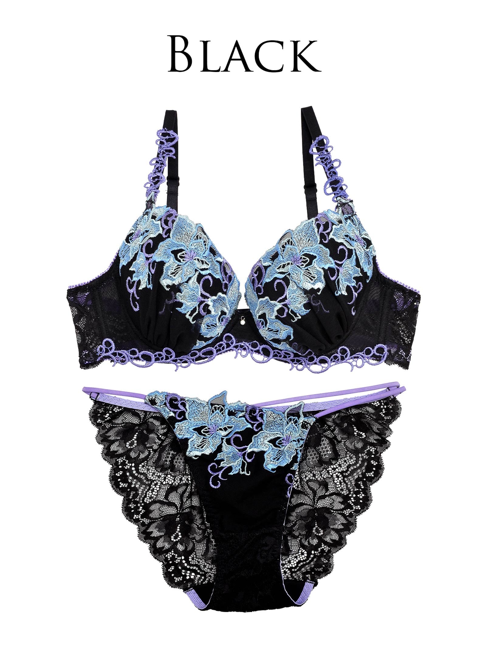 7/24新作!三上悠亜着用【Reinest】ビューティフルクレマチスブラジャー&バック透けフルバックショーツ