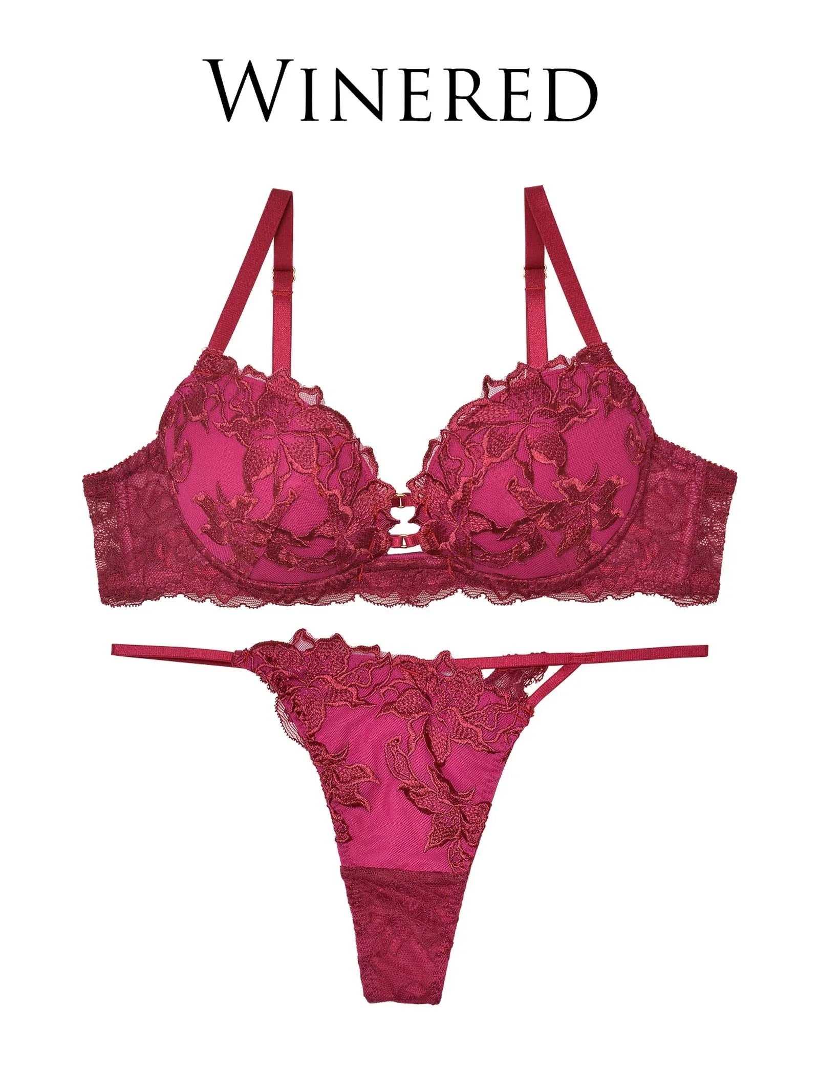 【Reinest】ラフィネアマリリスブラジャー&バック透けTバックショーツ - 【公式】247Lingerie