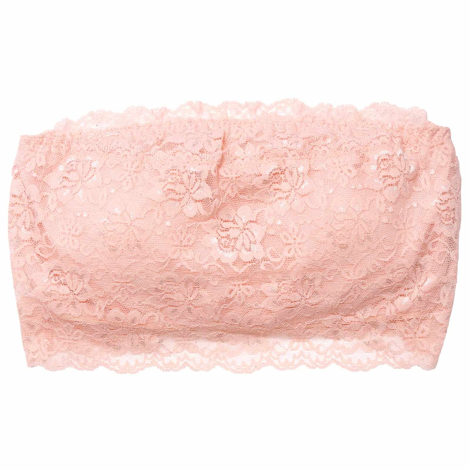 【ノンワイヤー】Basic Lace Tubetop Bra 単品