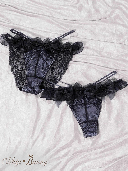12/4再販!【明日花キララプロデュース/WhipBunny】Lovely Ribbon Ballerina Shorts / Black Swan ラブリーリボンバレリーナショーツ / ブラックスワン