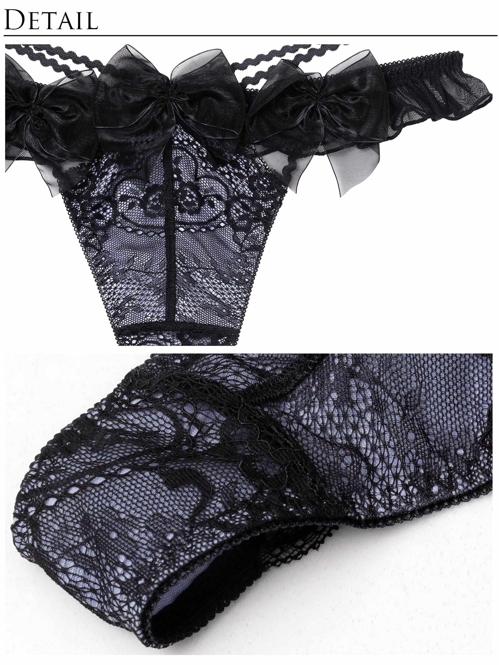 10/17新作!【明日花キララプロデュース/WhipBunny】Lovely Ribbon Ballerina Shorts / Black Swan ラブリーリボンバレリーナショーツ / ブラックスワン