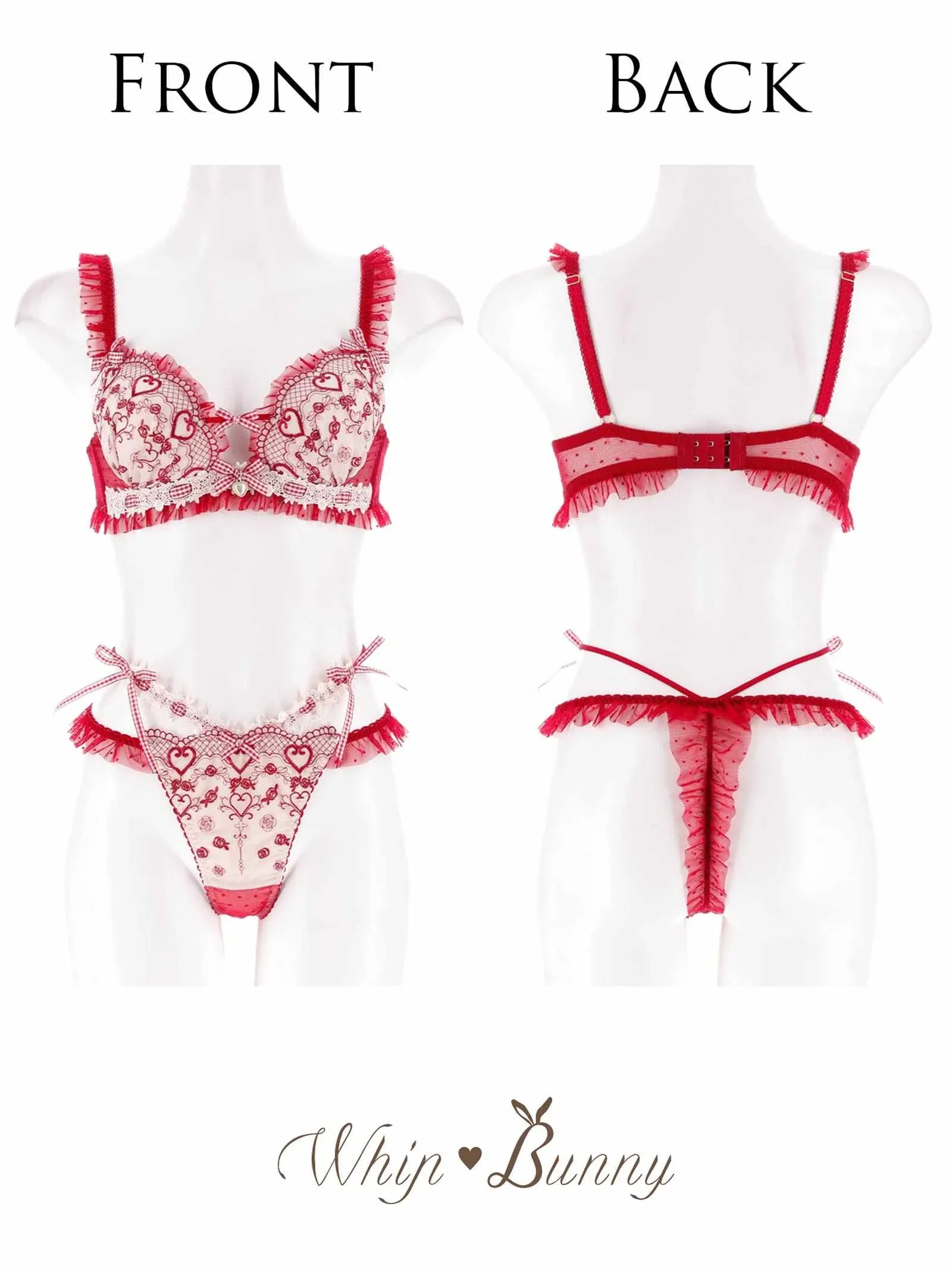【明日花キララプロデュース/WhipBunny】Romantique Fille Bra&T-back/ ロマンティックフィーユブラ＆Tバック - 【公式】247Lingerie