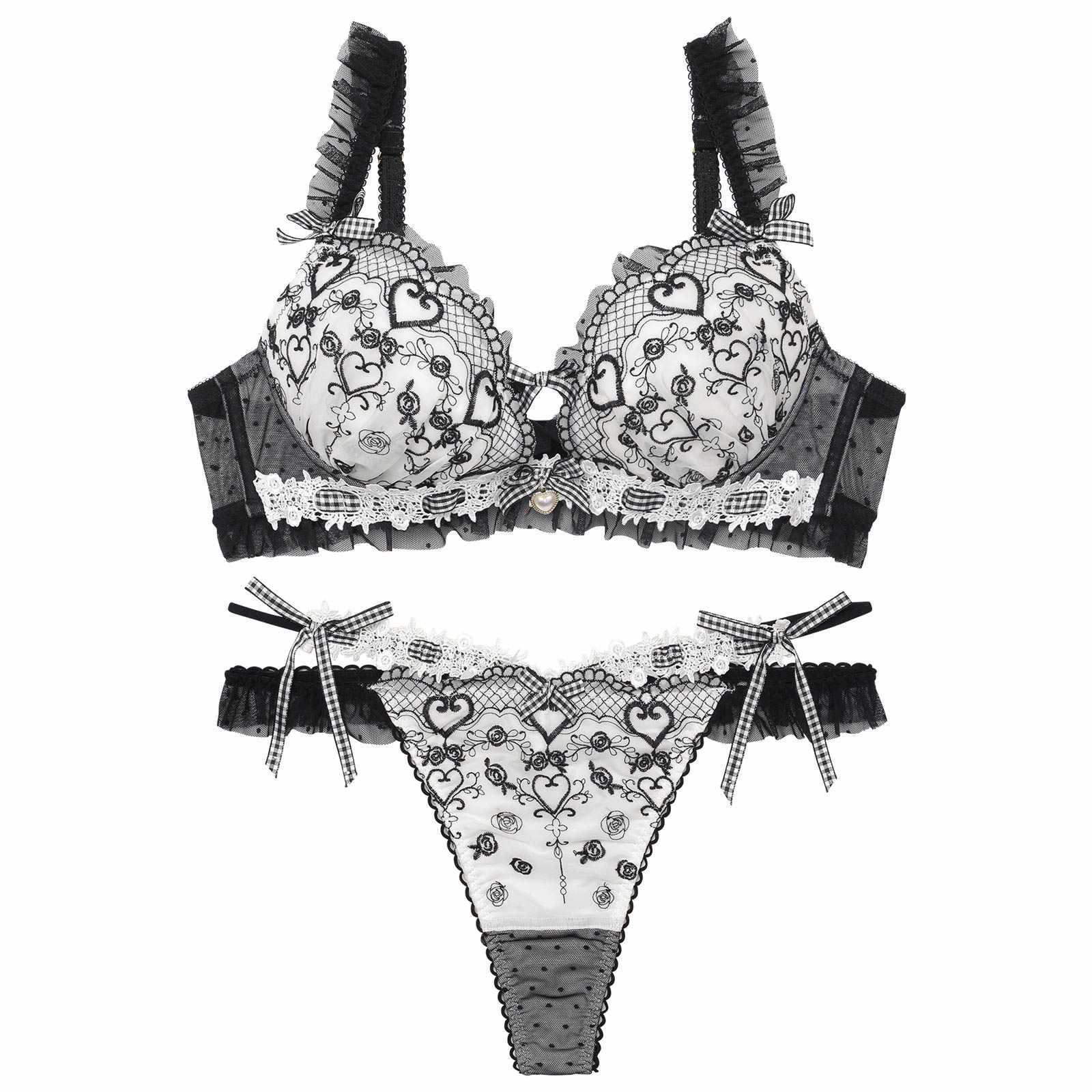 【明日花キララプロデュース/WhipBunny】Romantique Fille Bra&T-back/ ロマンティックフィーユブラ＆Tバック - 【公式】247Lingerie