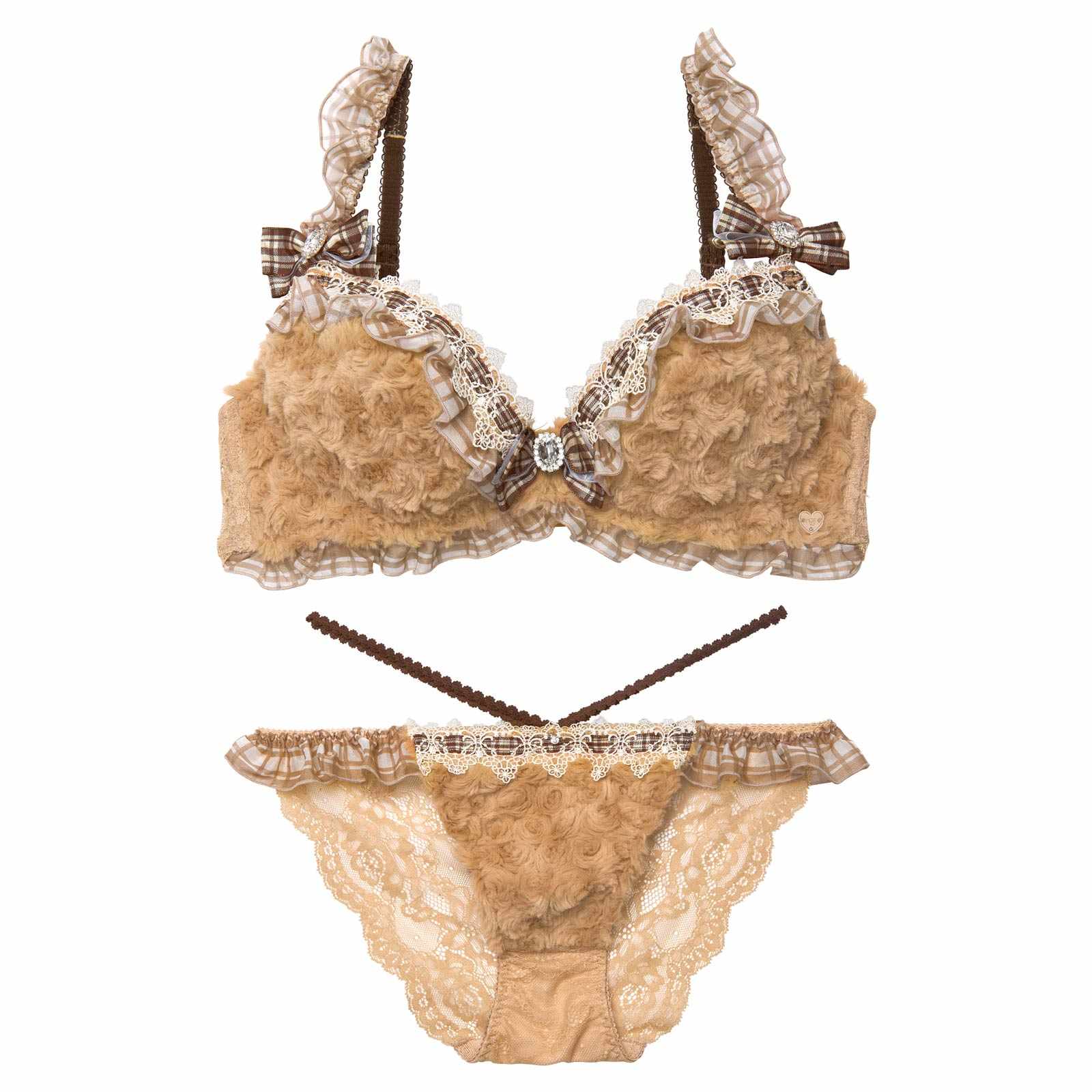 12/5新作!【明日花キララプロデュース/WhipBunny】Charming Teddy Bear Bra&Shorts / チャーミングテディベアブラ＆ショーツ