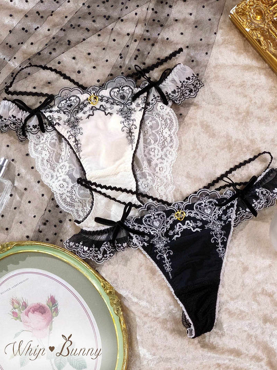 【明日花キララプロデュース/WhipBunny】Antique Ribbon Heart Shorts / アンティークリボンハートショーツ