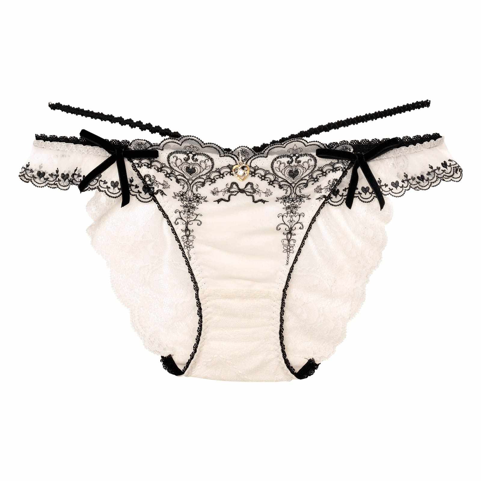 【明日花キララプロデュース/WhipBunny】Antique Ribbon Heart Shorts / アンティークリボンハートショーツ