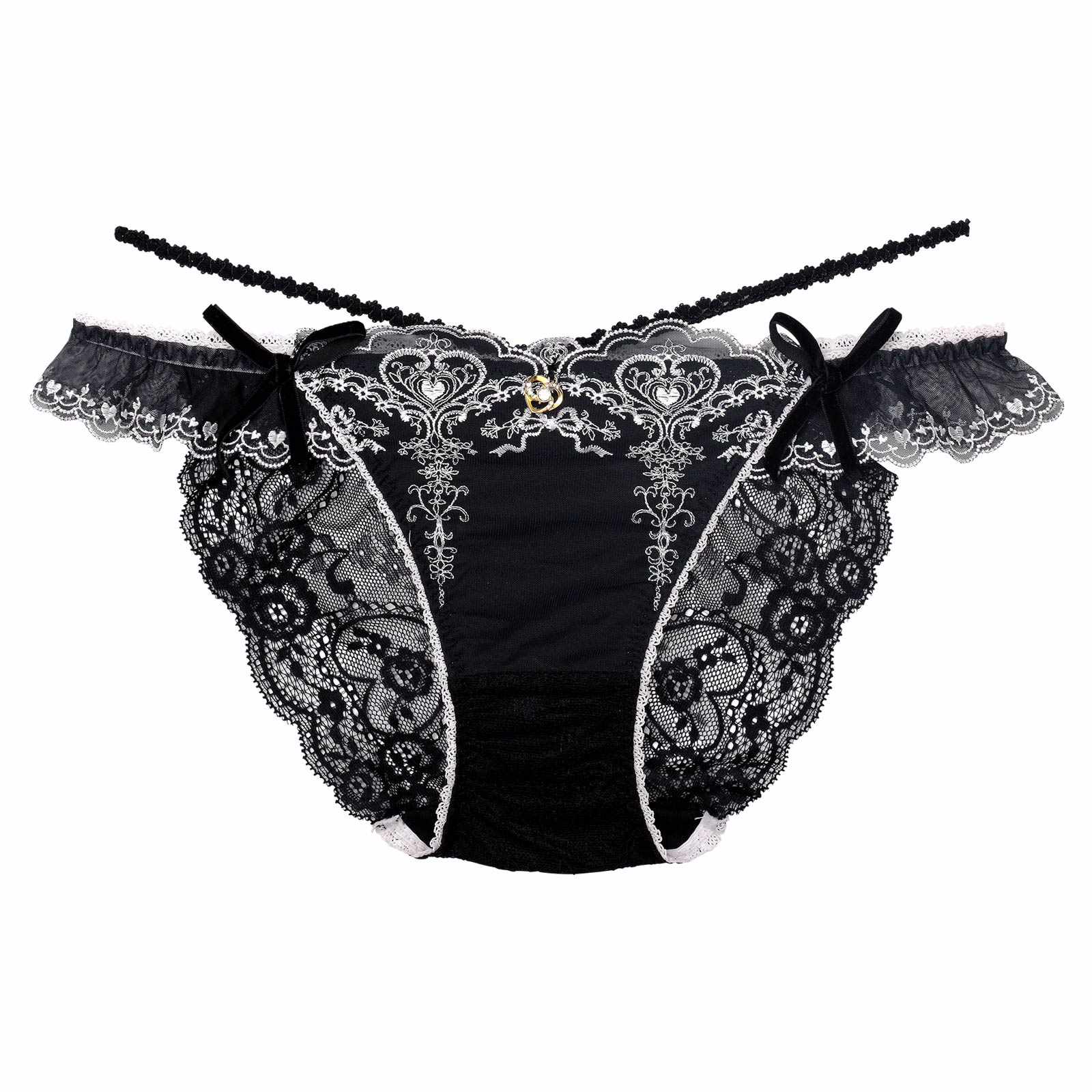 【明日花キララプロデュース/WhipBunny】Antique Ribbon Heart Shorts / アンティークリボンハートショーツ