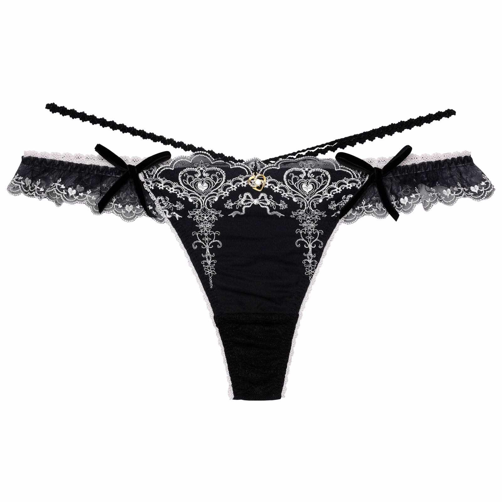 【明日花キララプロデュース/WhipBunny】Antique Ribbon Heart Shorts / アンティークリボンハートショーツ