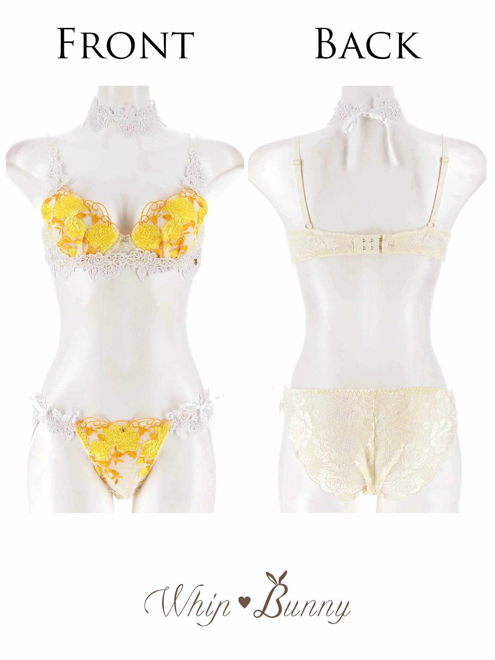 8/15新作!【明日花キララプロデュース/WhipBunny】Gorgeous Shine Rose Choker Bra&Shorts ゴージャスシャインローズチョーカーブラ＆ショーツ