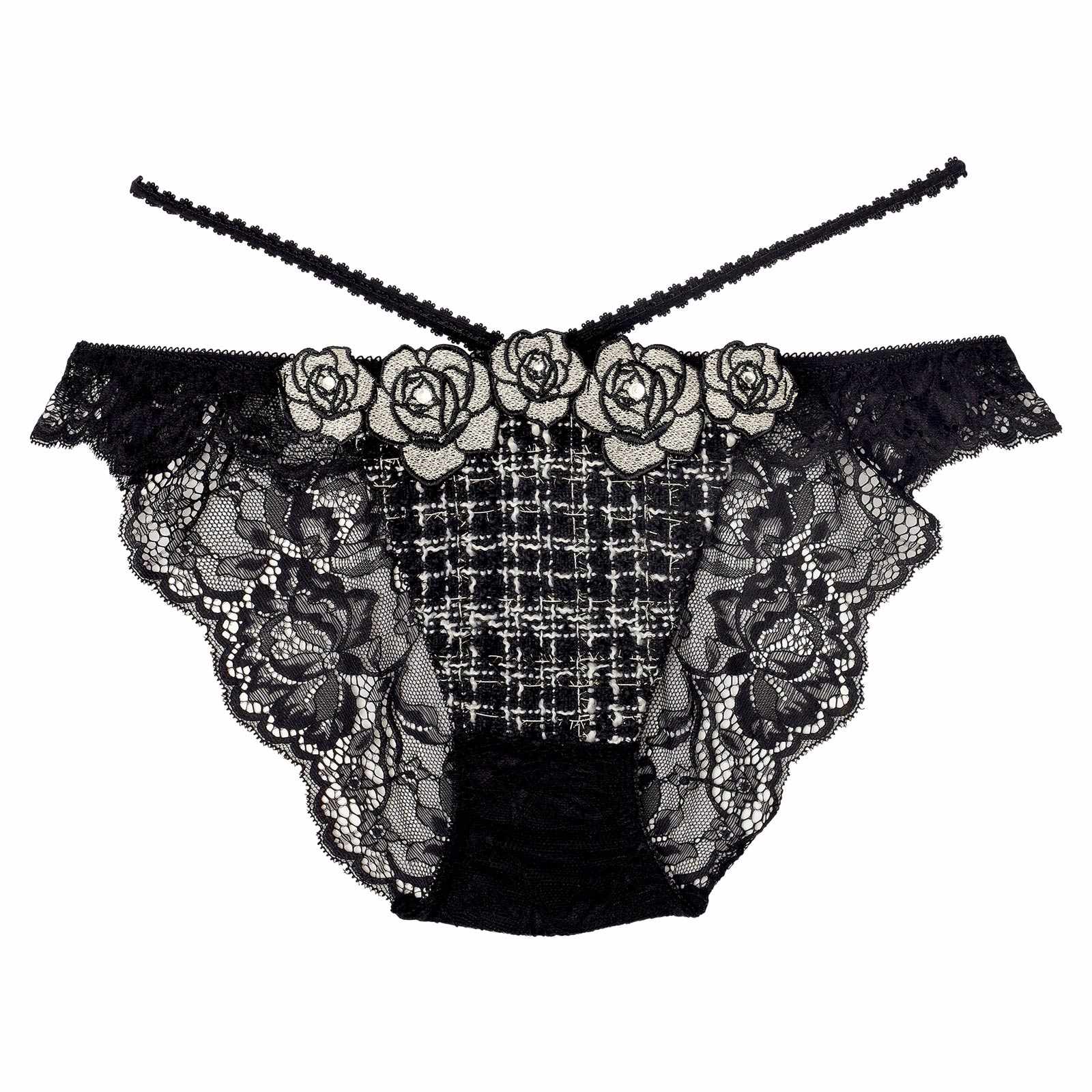 11/11再販!【明日花キララプロデュース/WhipBunny】Tweed Jewelry Rose Shorts / ツイードジュエリーローズショーツ