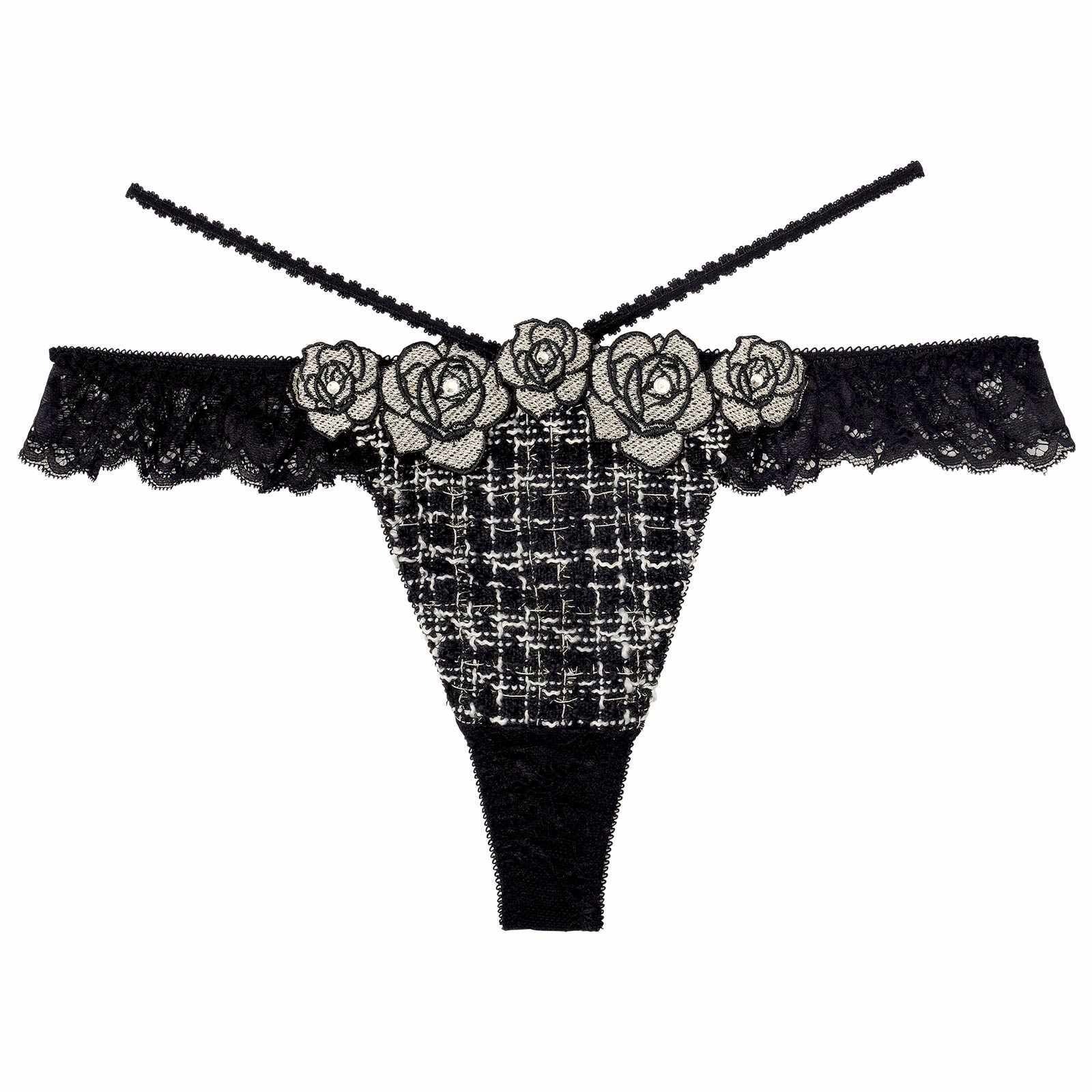 11/11再販!【明日花キララプロデュース/WhipBunny】Tweed Jewelry Rose Shorts / ツイードジュエリーローズショーツ