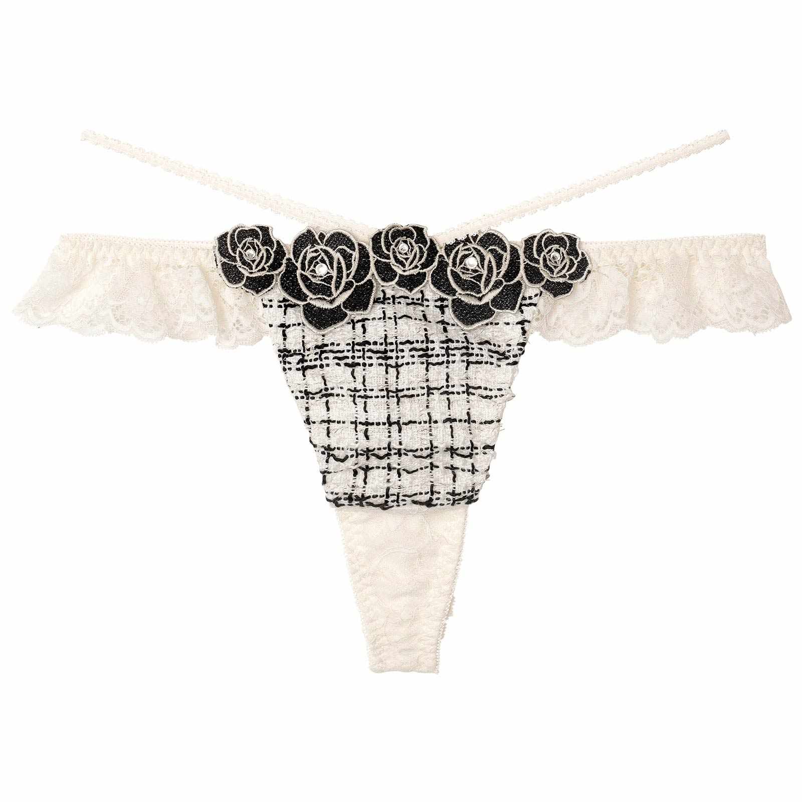 11/11再販!【明日花キララプロデュース/WhipBunny】Tweed Jewelry Rose Shorts / ツイードジュエリーローズショーツ