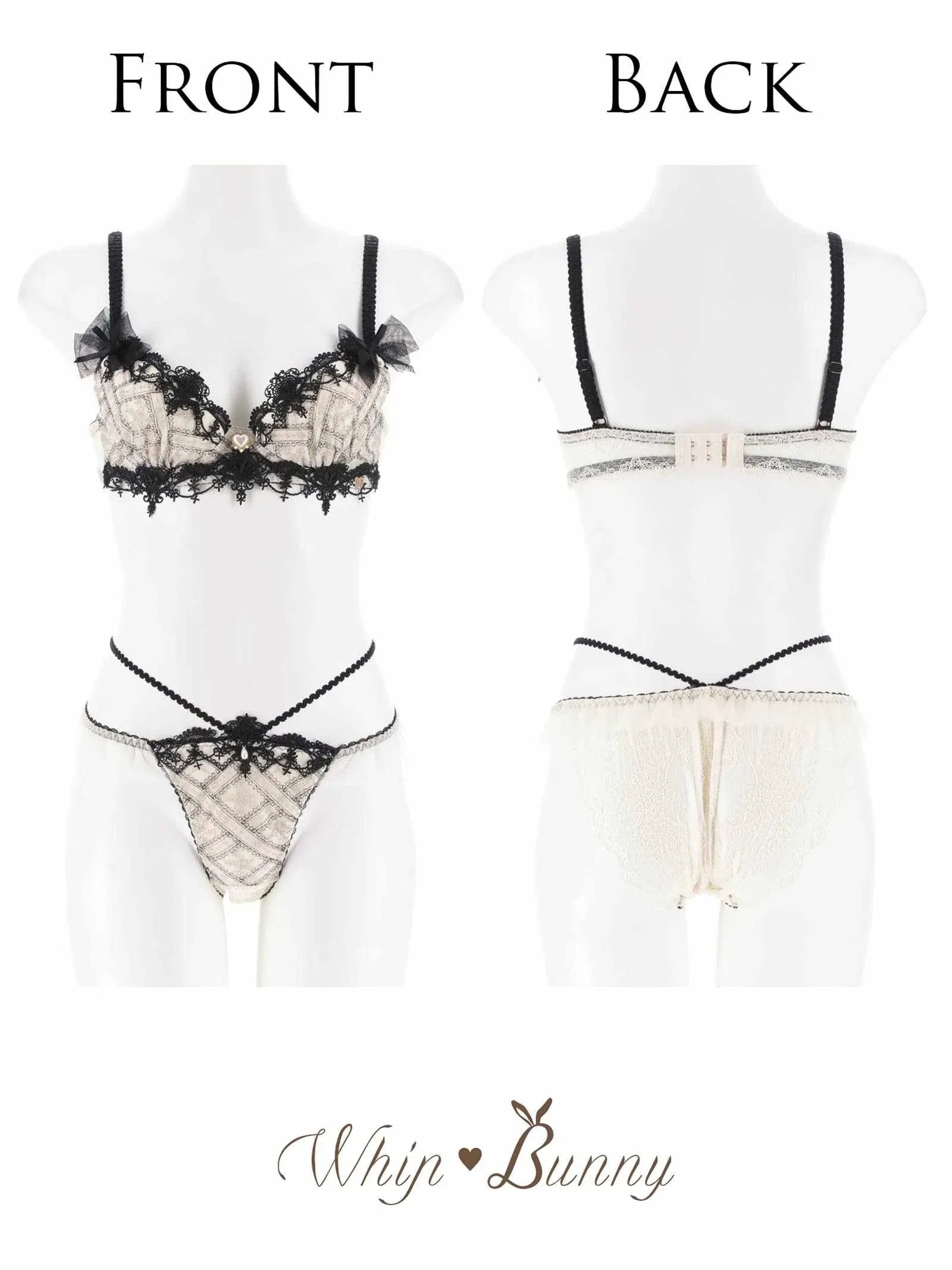 11/14新作!【明日花キララプロデュース/WhipBunny】Classical Shine Embroidery Bra&Shorts / クラシカルシャインエンブロイダリーブラ＆ショーツ