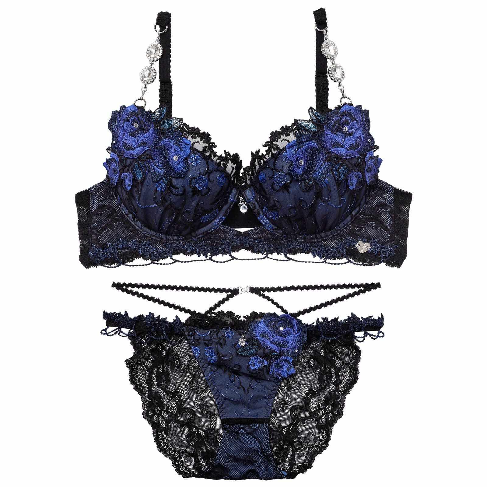 5/8再販!【明日花キララプロデュース/WhipBunny】Princess Ivy Rose Bra&Shorts / プリンセスアイビーローズブラ＆ショーツ