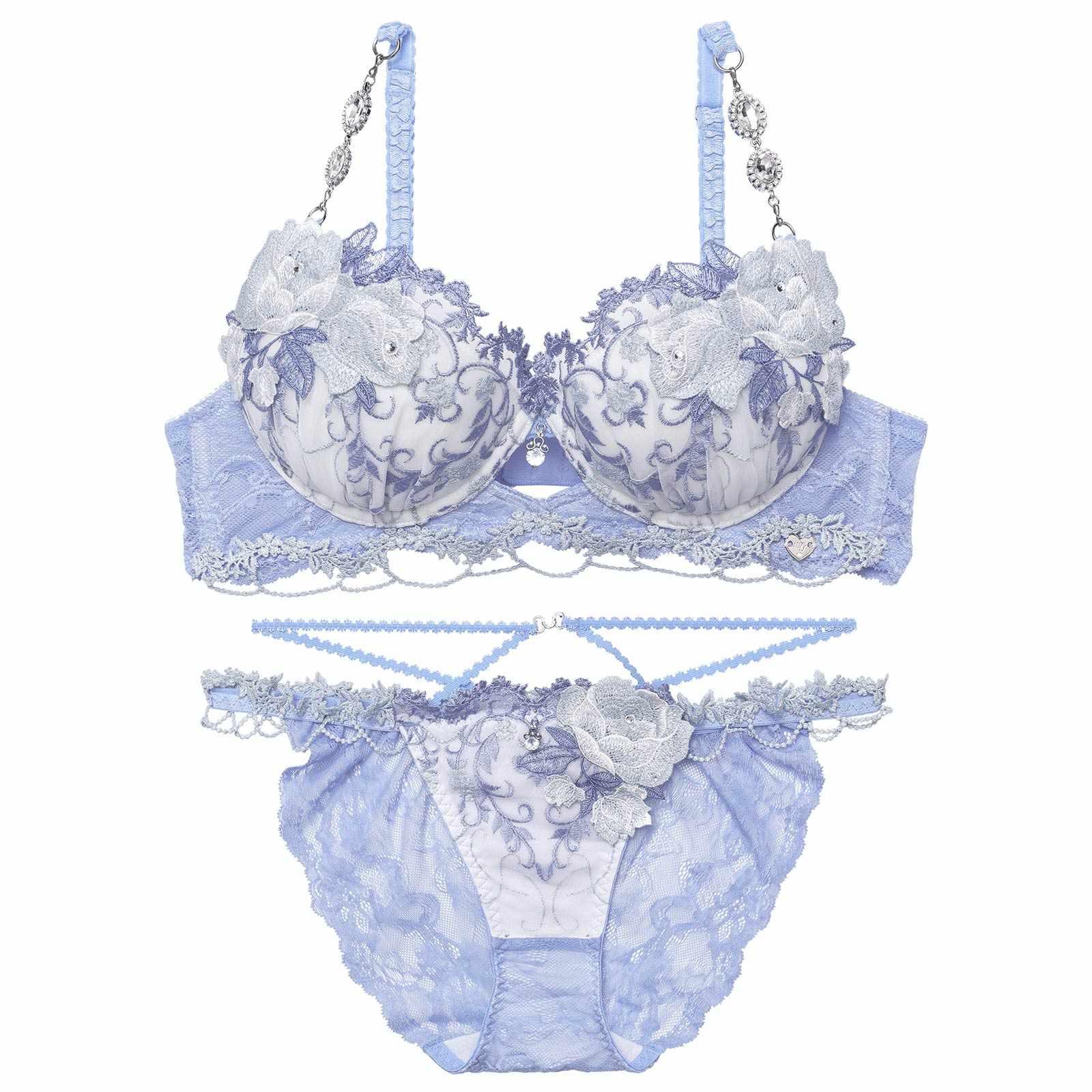 5/8再販!【明日花キララプロデュース/WhipBunny】Princess Ivy Rose Bra&Shorts / プリンセスアイビーローズブラ＆ショーツ