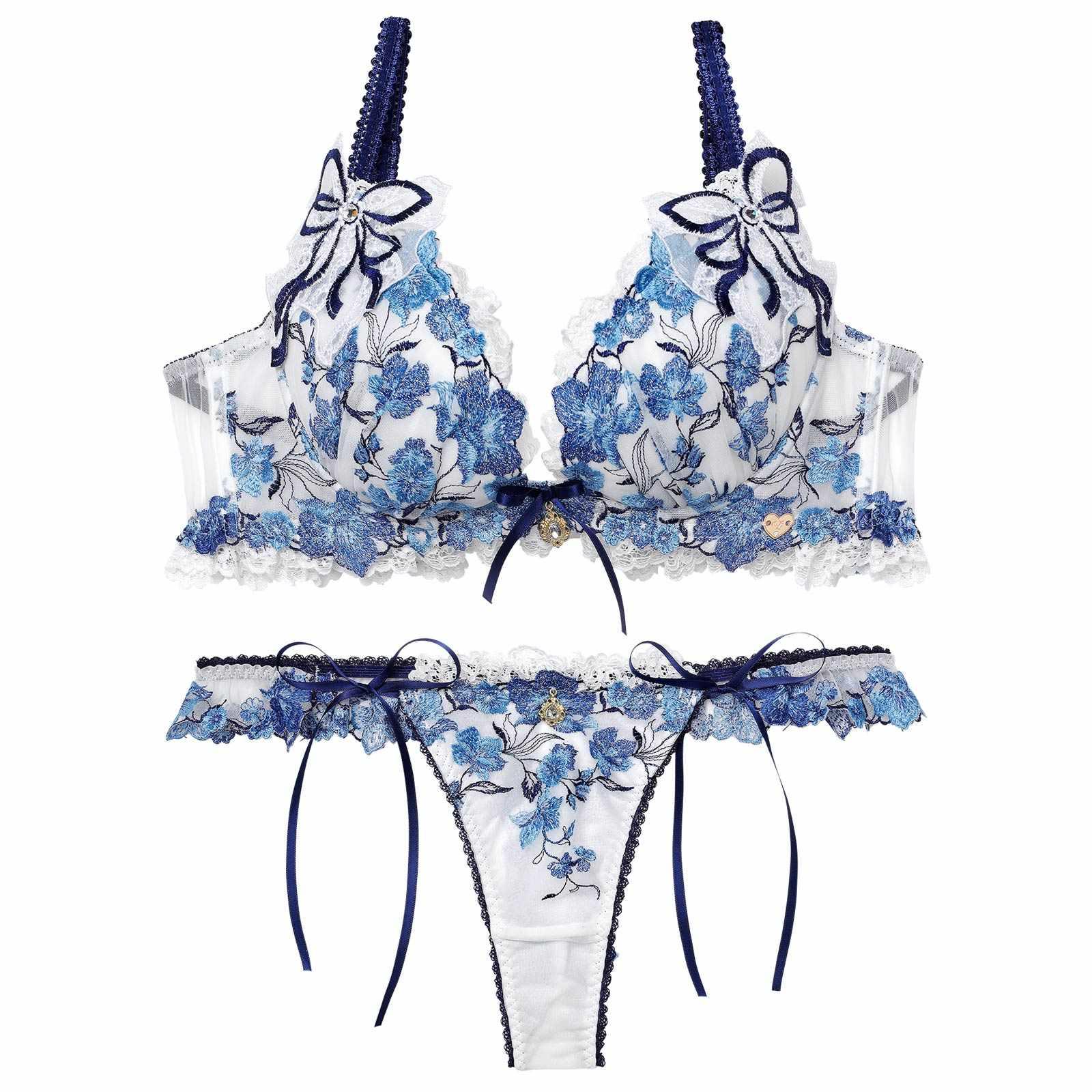 9/3再販!【明日花キララプロデュース/WhipBunny】Romantic Ribbon Bouquet Bra&T-back/ ロマンティックリボンブーケブラ＆Tバック