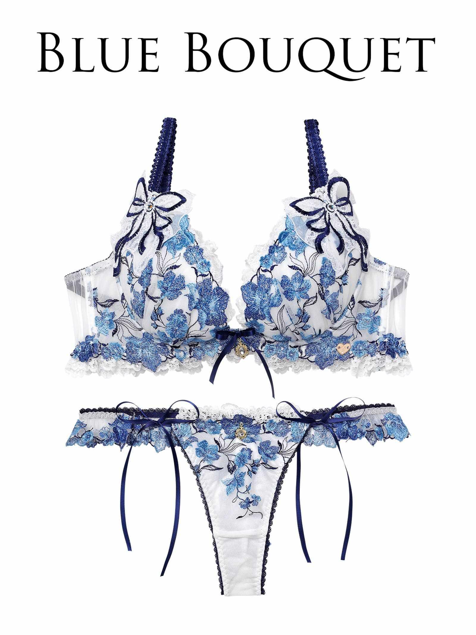 1/19新作!【明日花キララプロデュース/WhipBunny】Romantic Ribbon Bouquet Bra&T-back/ ロマンティックリボンブーケブラ＆Tバック