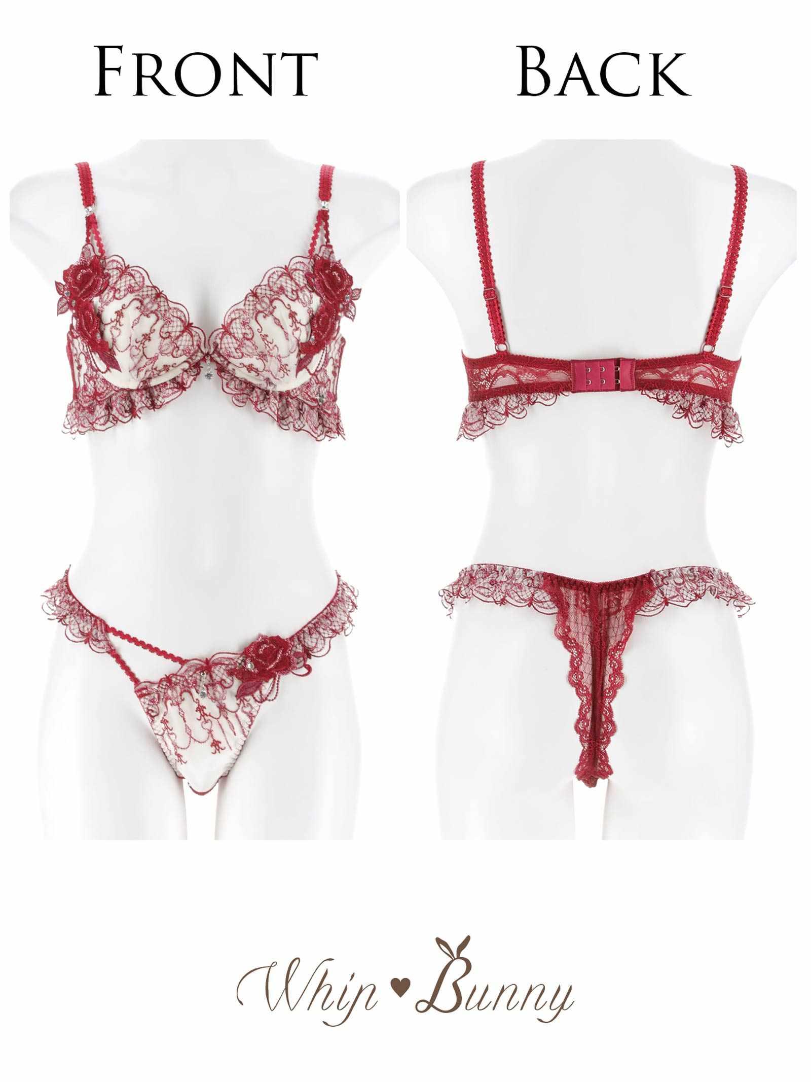 1/26新作!【明日花キララプロデュース/WhipBunny】Gorgeous Masquerade Bra&T-back/ ゴージャスマスカレードブラ＆Tバック