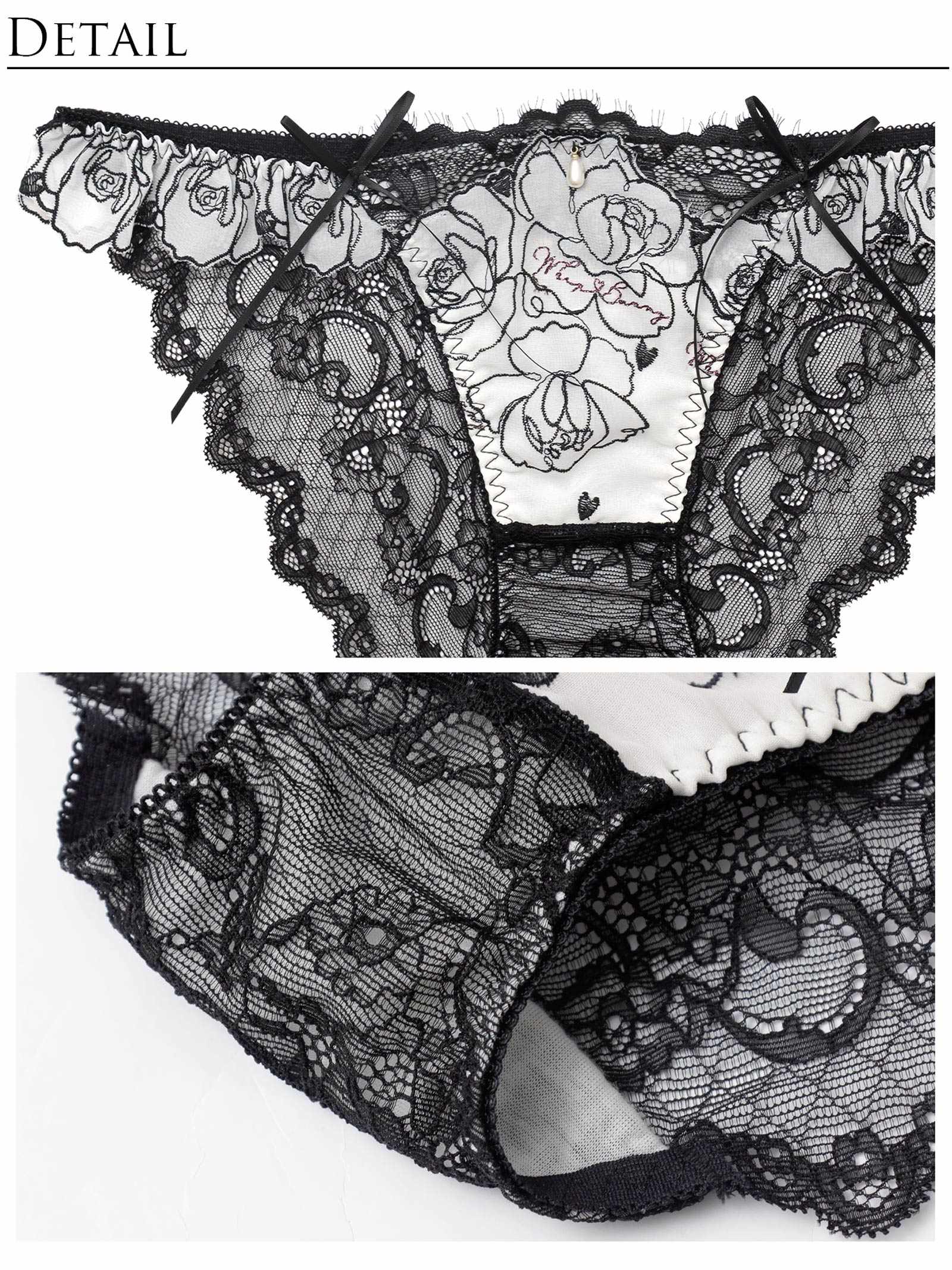 3/27新作!【明日花キララプロデュース/WhipBunny】Lady Rose Embroidery Shorts / レディローズエンブロイダリーショーツ