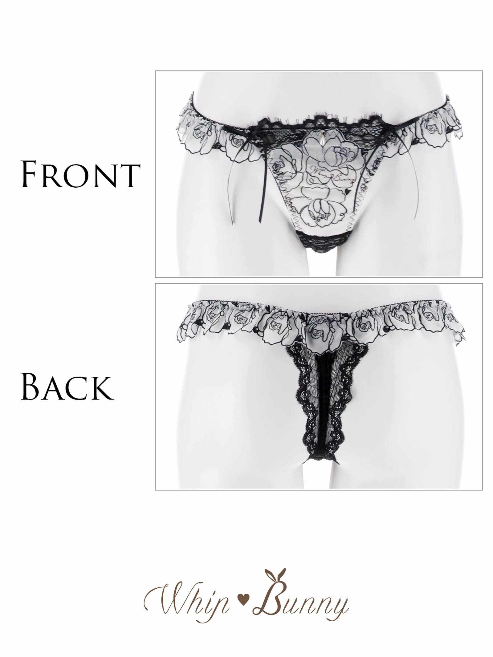 3/27新作!【明日花キララプロデュース/WhipBunny】Lady Rose Embroidery Shorts / レディローズエンブロイダリーショーツ