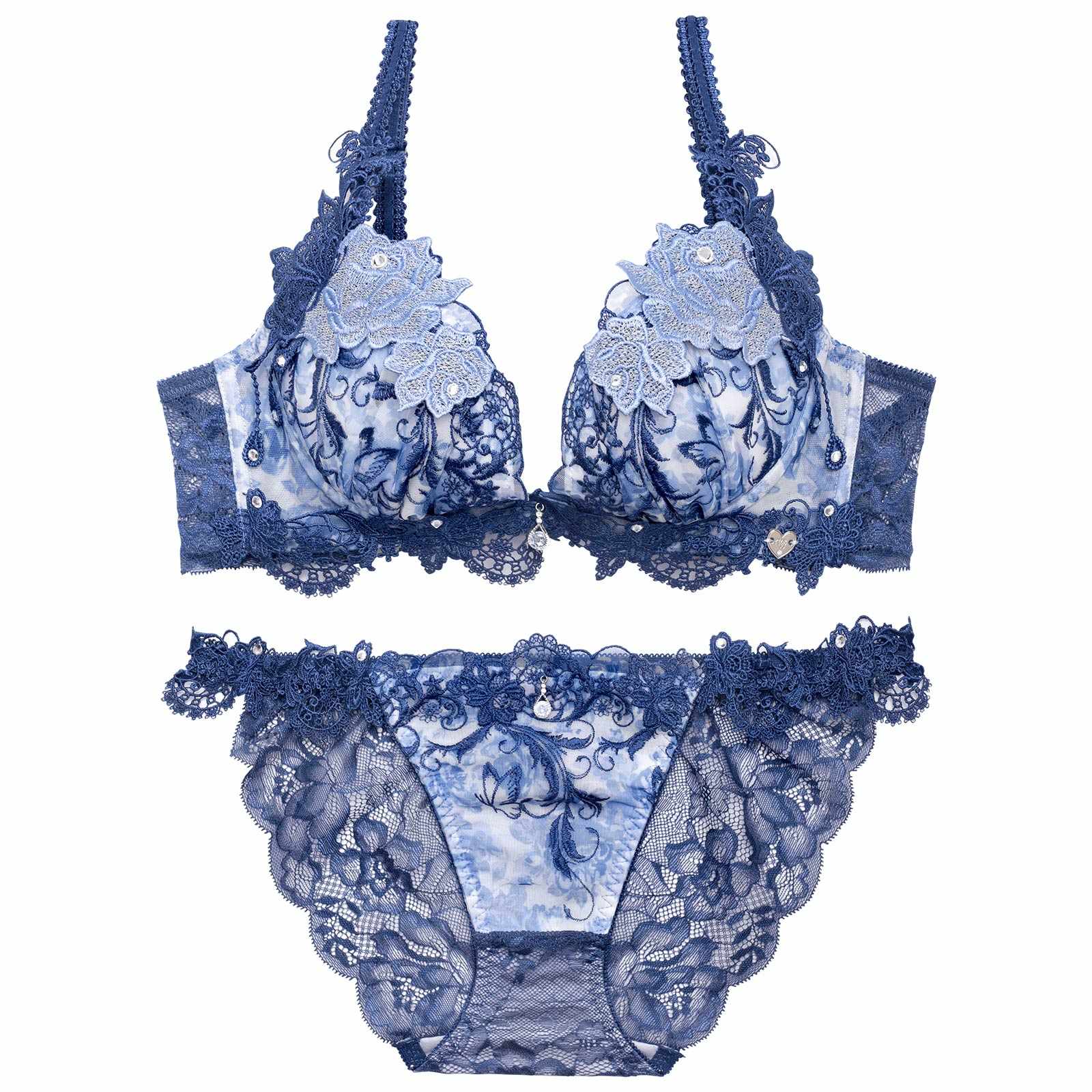 5/15新作!【明日花キララプロデュース/WhipBunny】Butterfly Rose Garden Bra&Shorts / バタフライローズガーデンブラ＆ショーツ