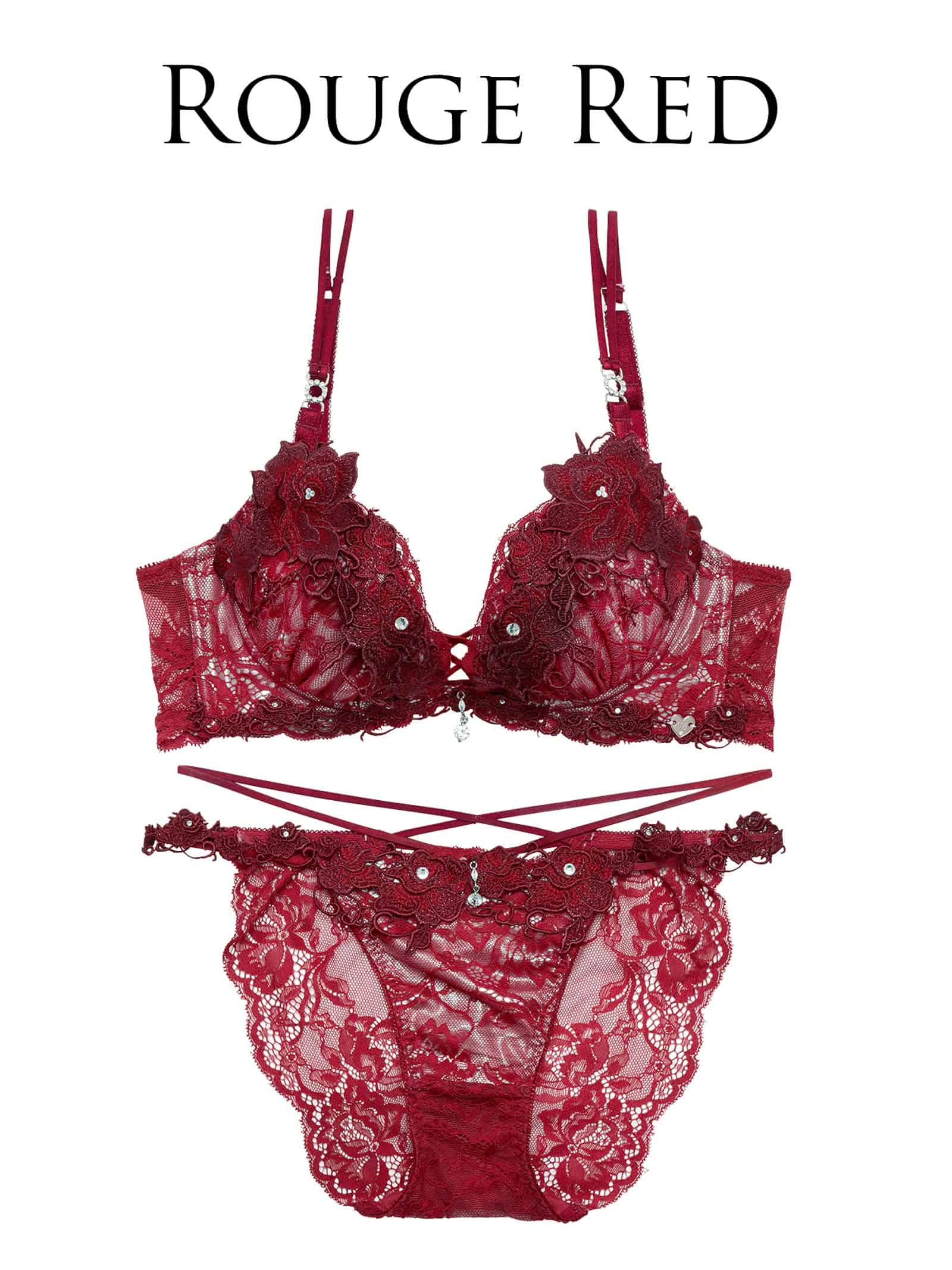 8/11再販!【明日花キララプロデュース/WhipBunny】Rouge Blossom Bra&Shorts / ルージュブロッサムブラ＆ショーツ