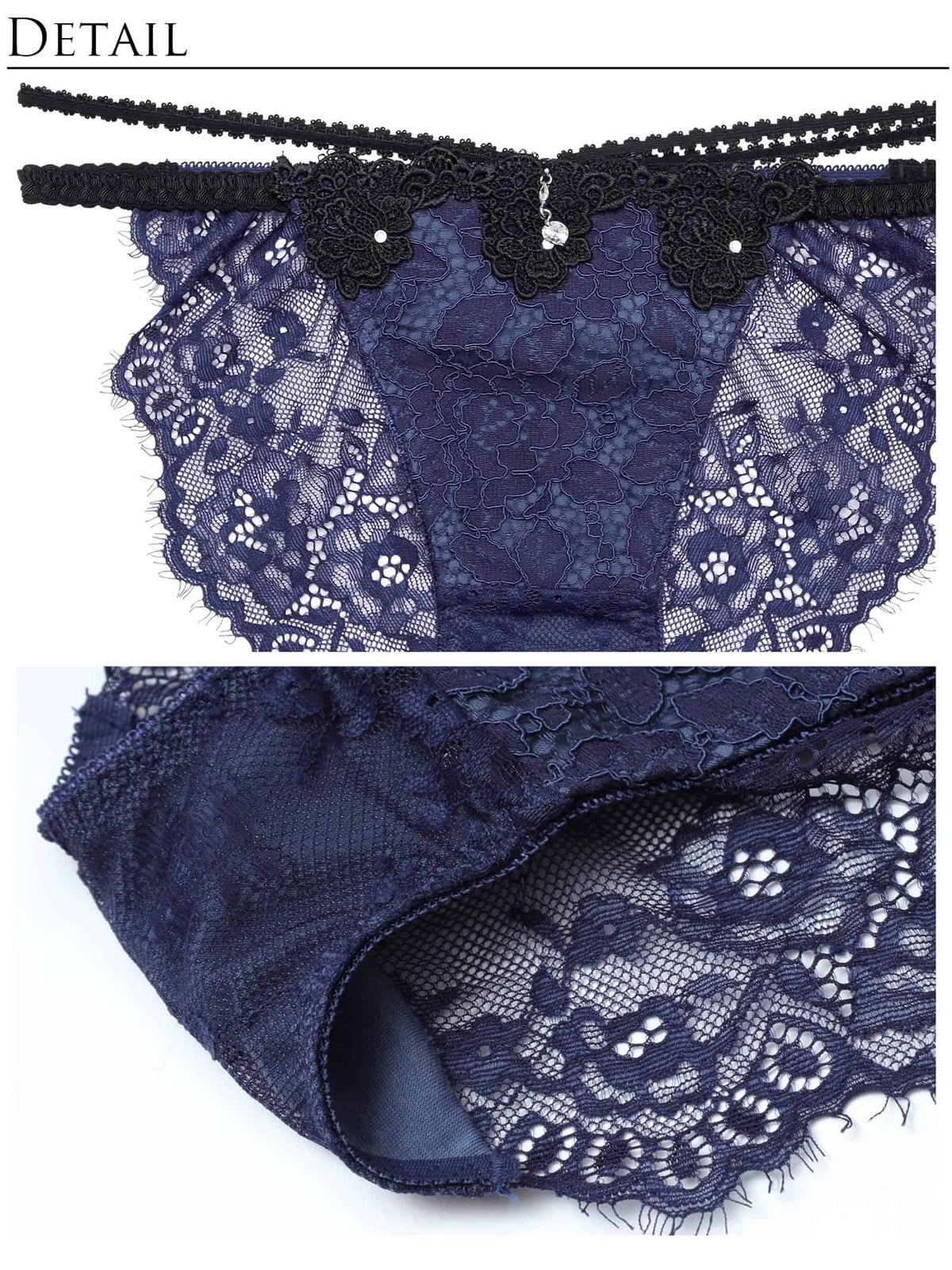10/30新作!【明日花キララプロデュース/WhipBunny】Midnight Jewel Bra&Shorts / ミッドナイトジュエルブラ＆ショーツ