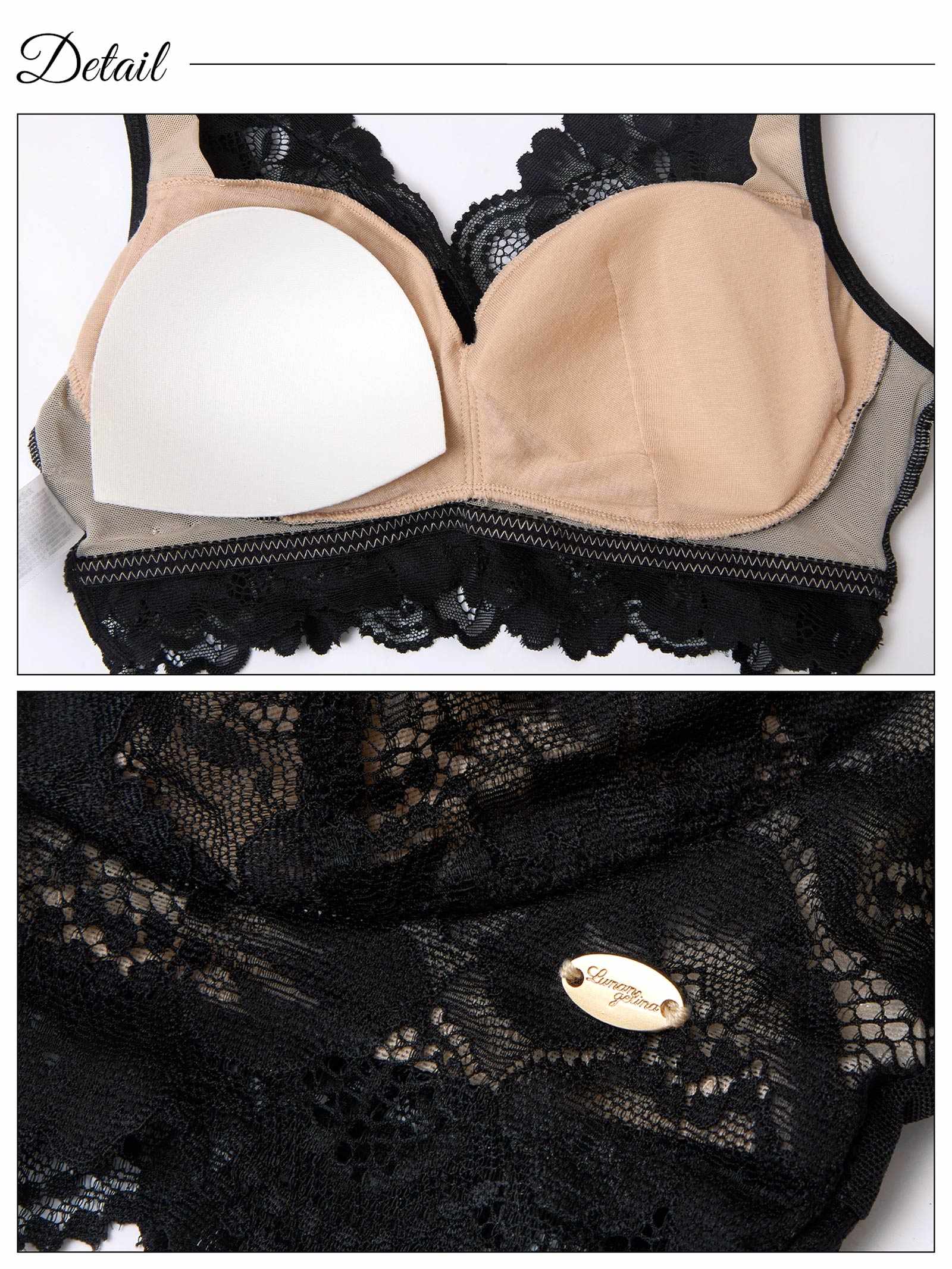 10/29新作!【ノンワイヤー】All Lace Night Bra 単品