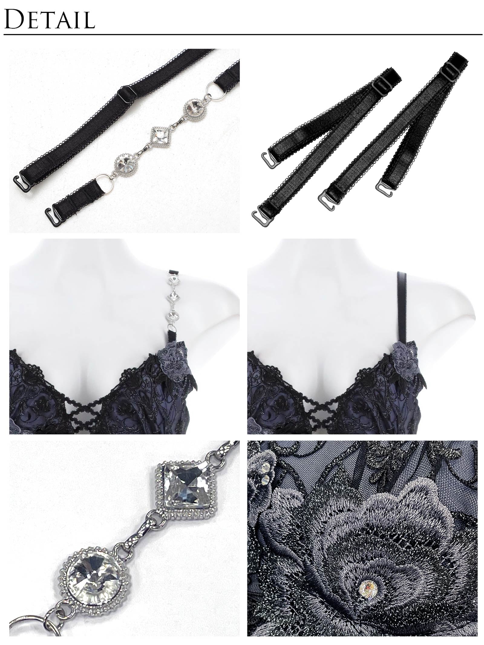 【明日花キララプロデュース/WhipBunny】Luxury Rose Lacy Bra&Shorts / ラグジュアリーローズレーシーブラ＆ショーツ