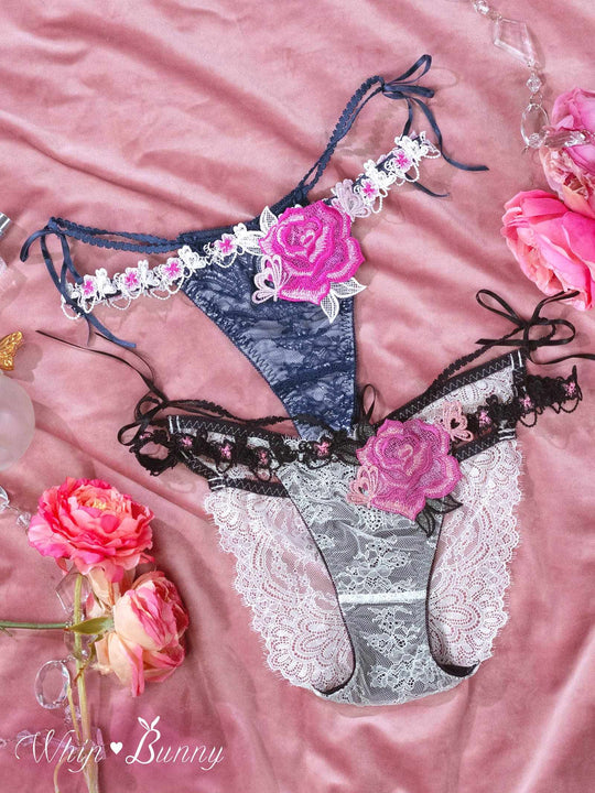 【明日花キララプロデュース/WhipBunny】Brilliance Rose Papillon Shorts / ブリリアンスローズパピヨンショーツ