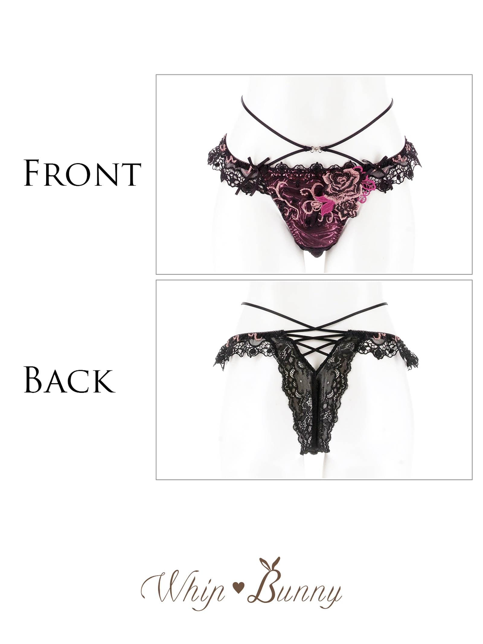 9/1新作!【明日花キララプロデュース/WhipBunny】Glitter Rose Tiara Shorts / グリッターローズティアラショーツ