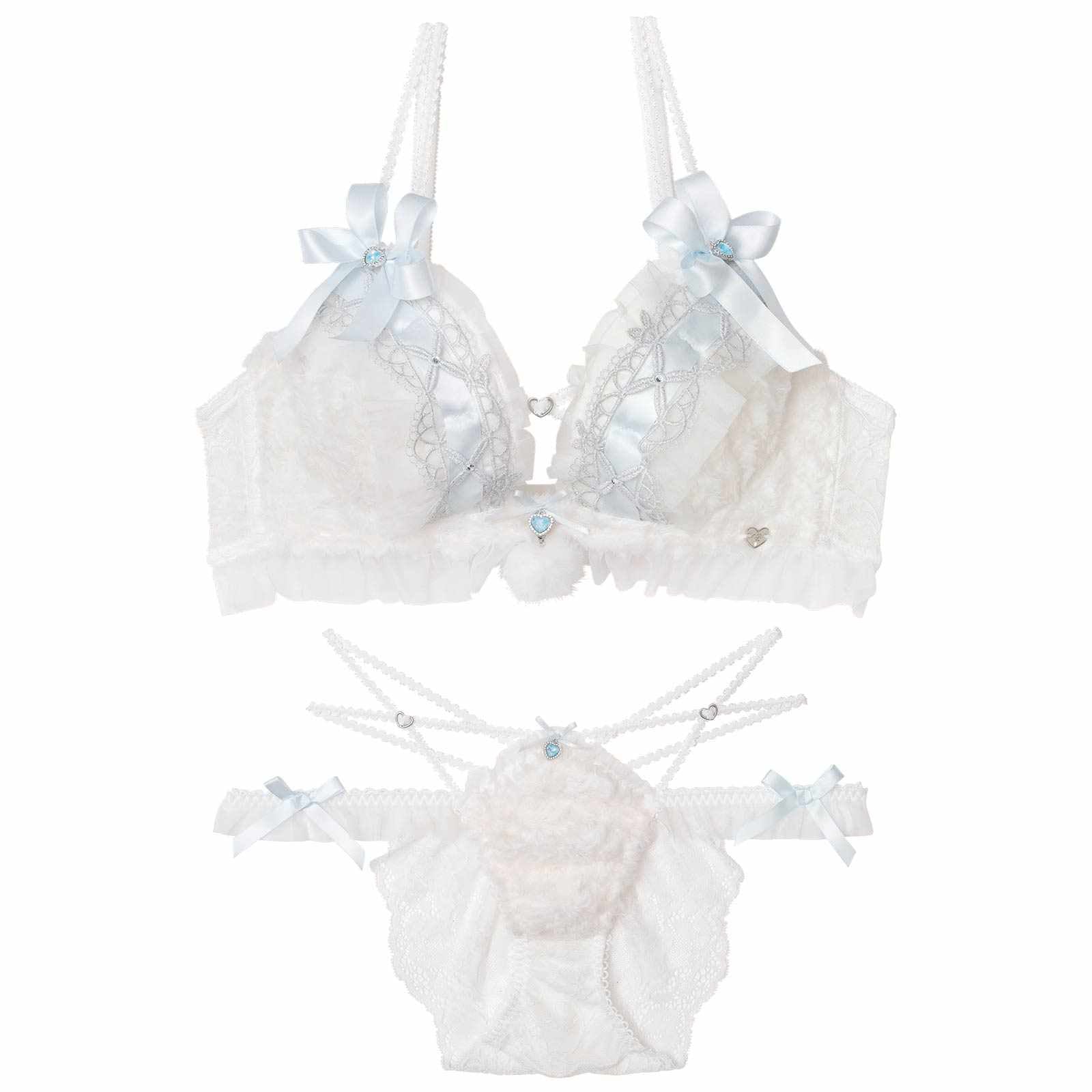 12/16再販!【明日花キララプロデュース/WhipBunny】Fluffy Sweet Puppy Bra&Shorts / フラッフィースウィートパピーブラ＆ショーツ