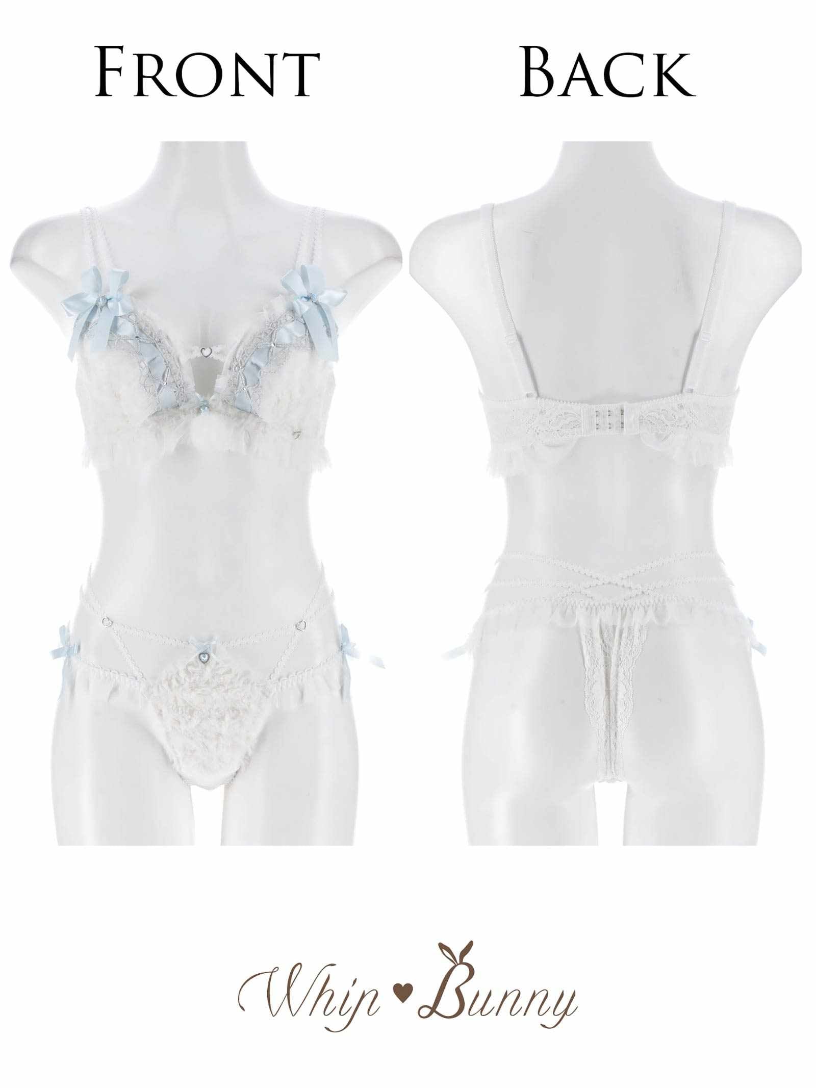 9/19新作!【明日花キララプロデュース/WhipBunny】Fluffy Sweet Puppy Bra&T-back / フラッフィースウィートパピーブラ＆Tバック