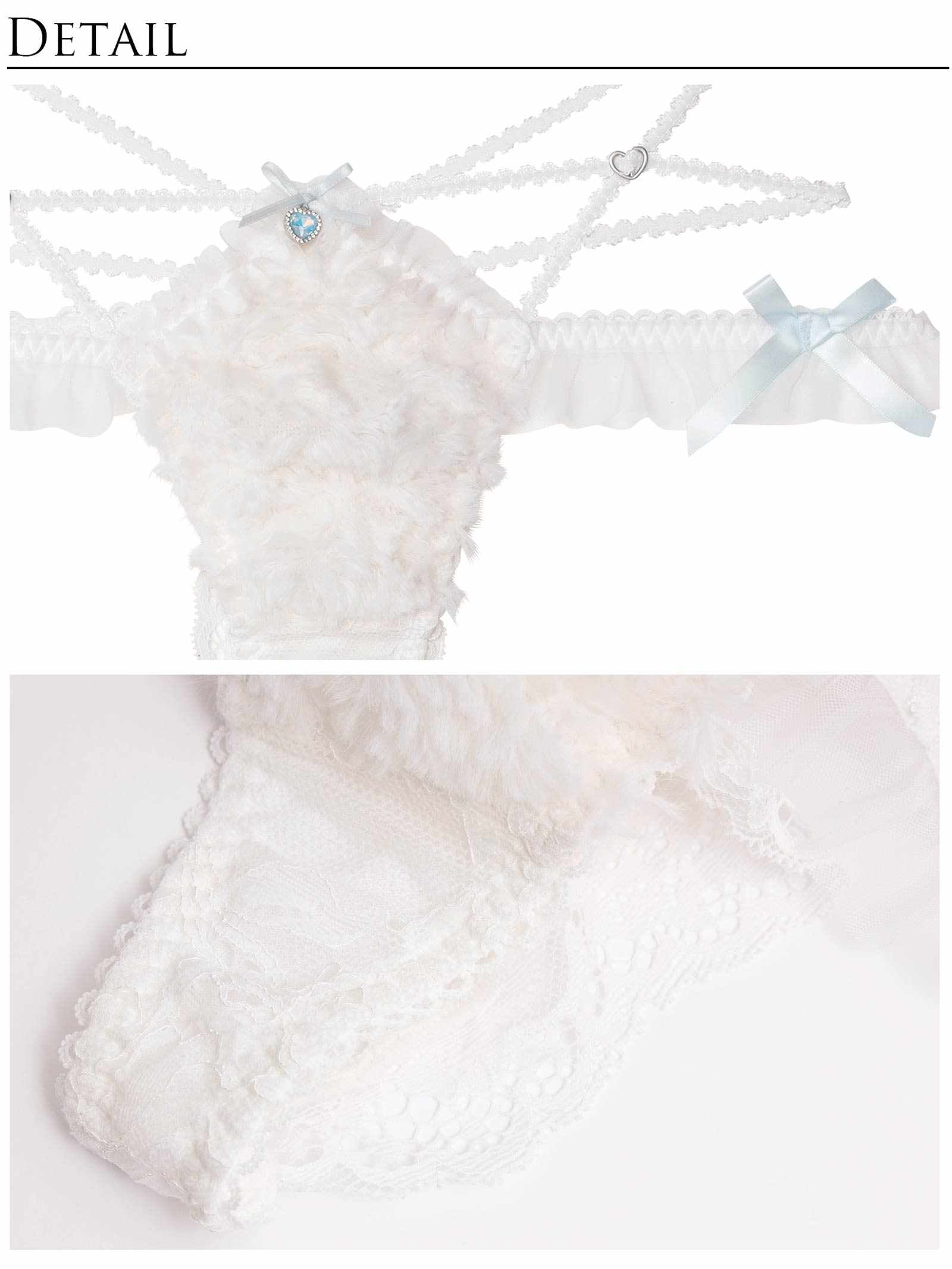 9/19新作!【明日花キララプロデュース/WhipBunny】Fluffy Sweet Puppy Bra&T-back / フラッフィースウィートパピーブラ＆Tバック