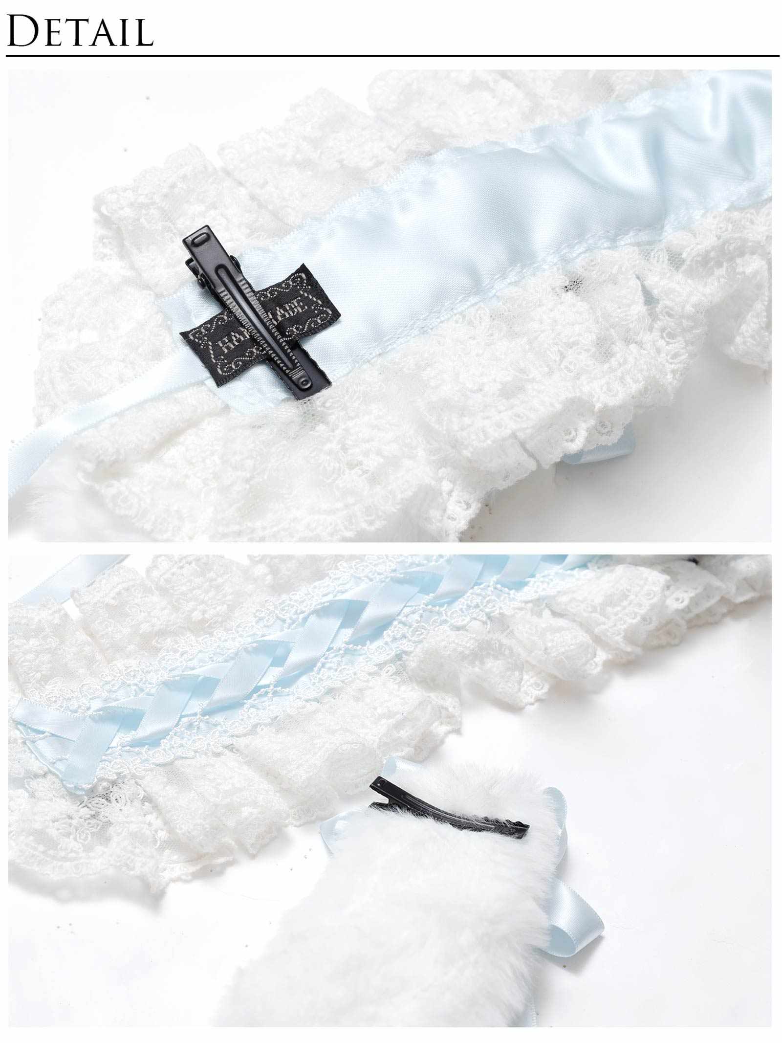 9/19新作!【明日花キララプロデュース/WhipBunny】Fluffy Sweet Puppy Head dress&Armcovers / フラッフィースウィートパピーヘッドドレス＆アームカバー