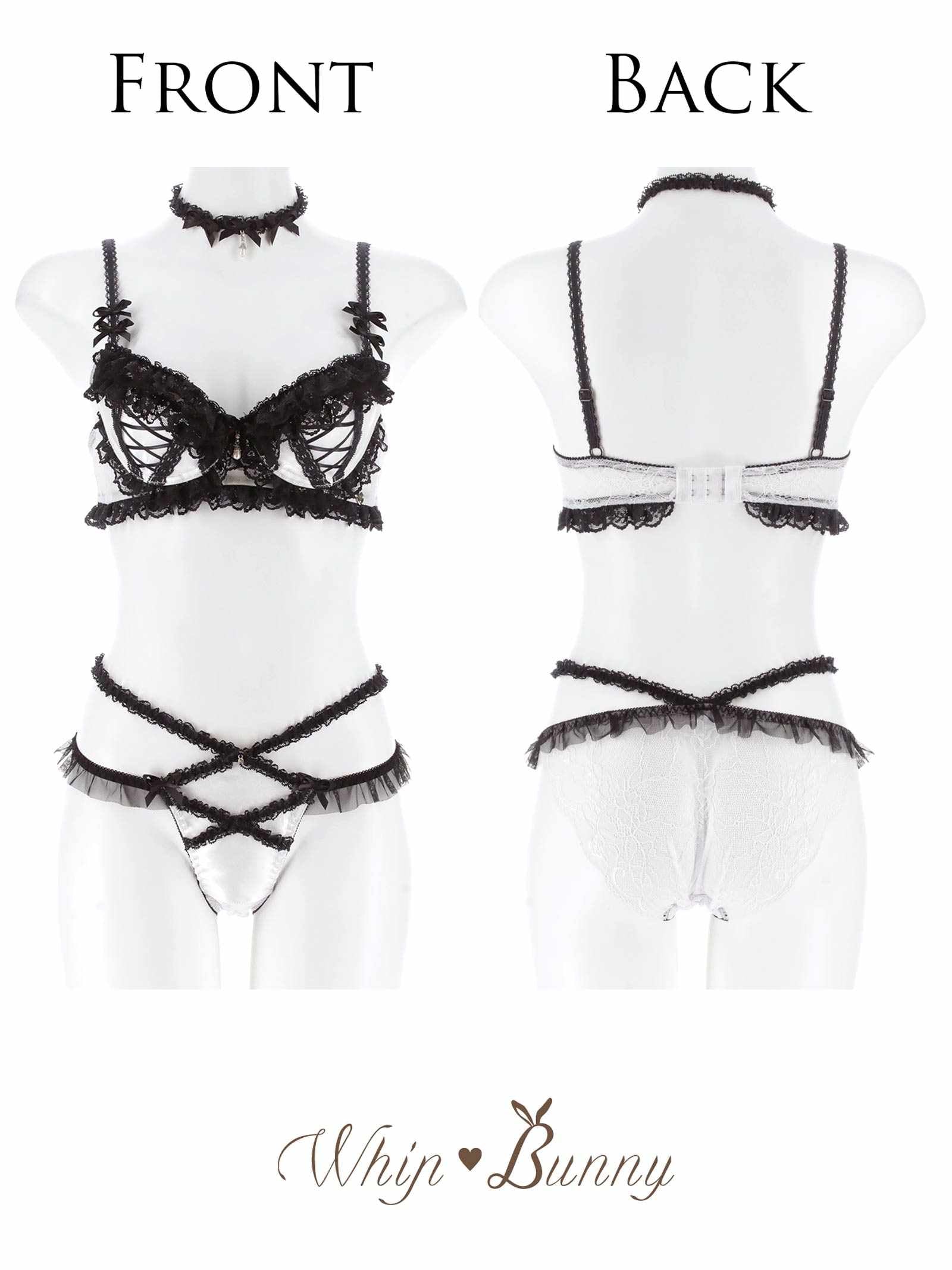 12/12新作!【明日花キララプロデュース/WhipBunny】Lolita Frill Lacy Bra&Shorts / ロリータフリルレーシィブラ＆ショーツ